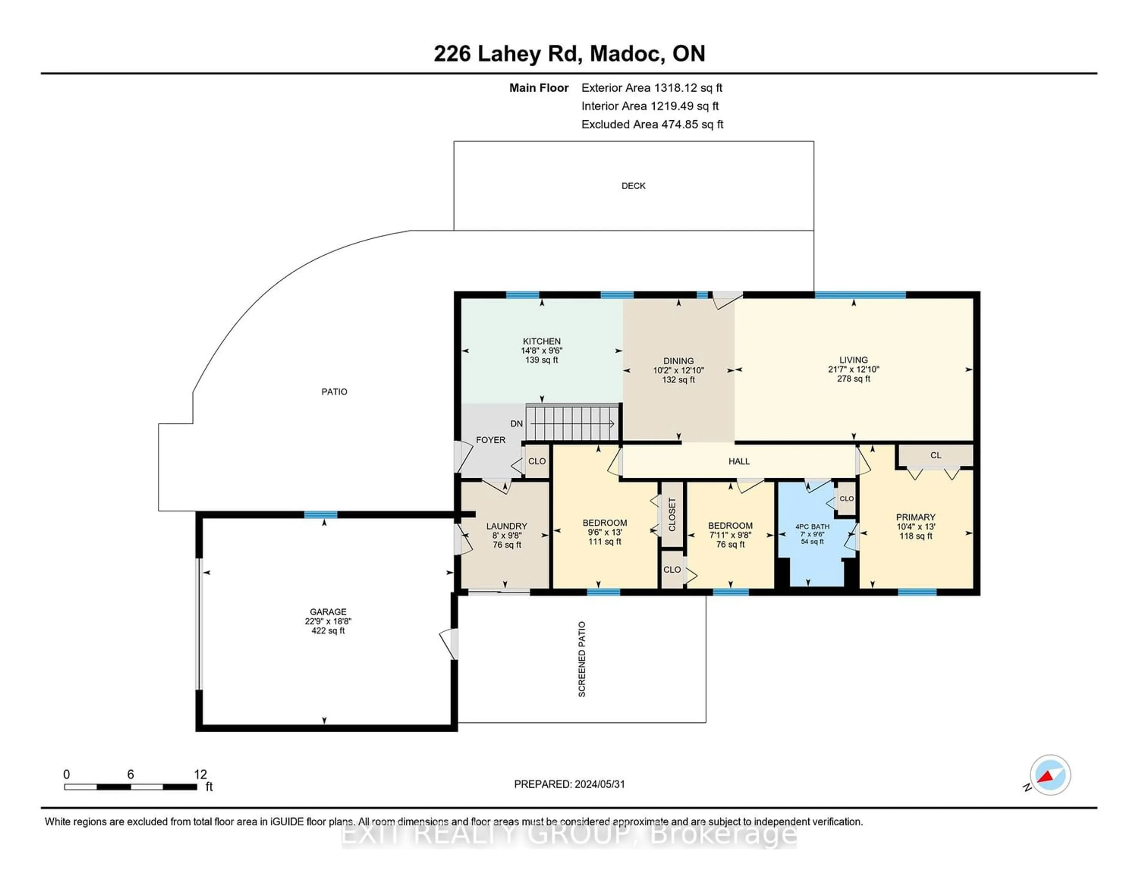 Floor plan for 226 Lahey Rd, Madoc Ontario K0K 2K0