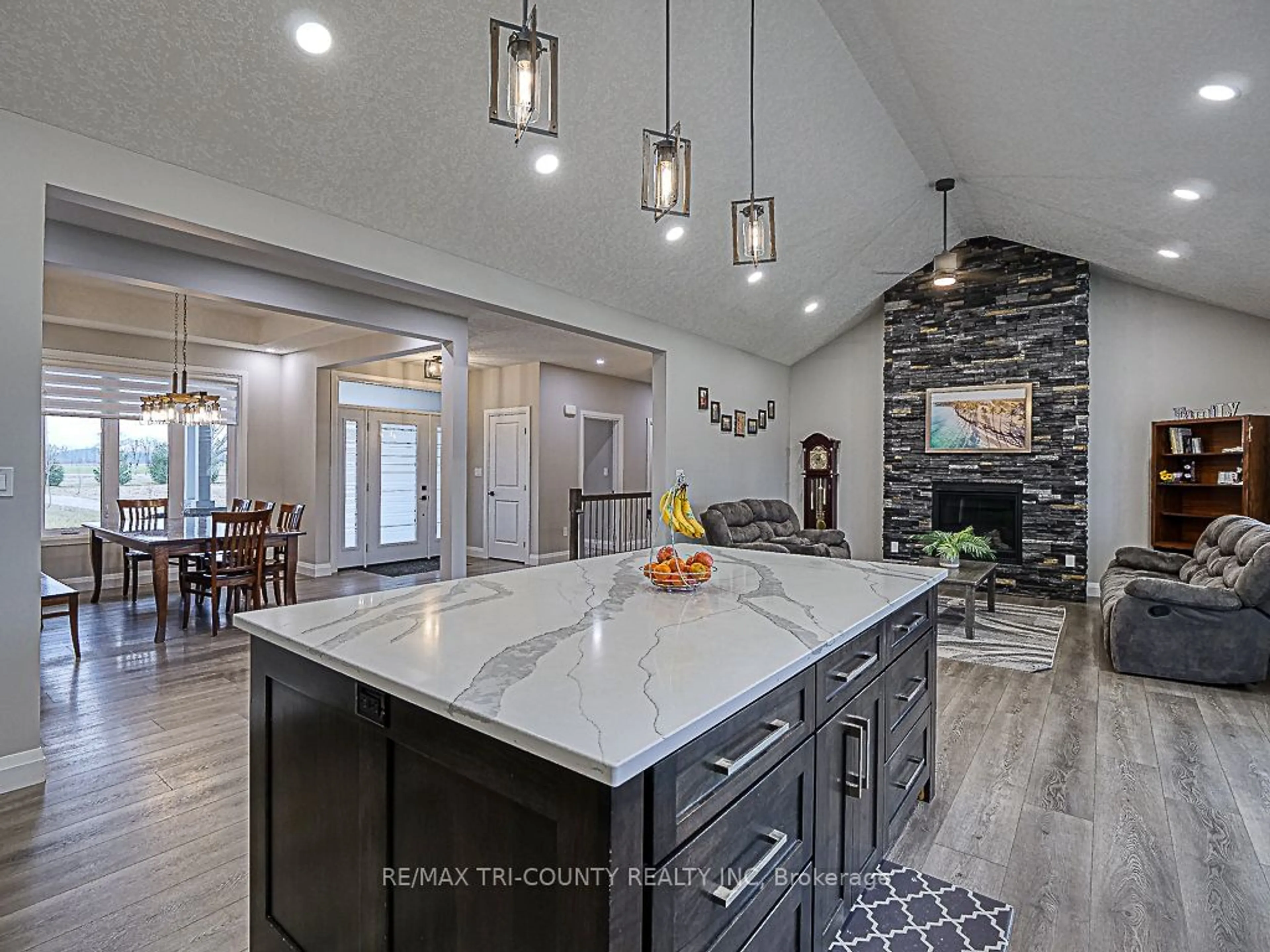 Open concept kitchen, ceramic/tile floor for 9 BELL MILL SIDE Rd, Norfolk Ontario N0J 1E0