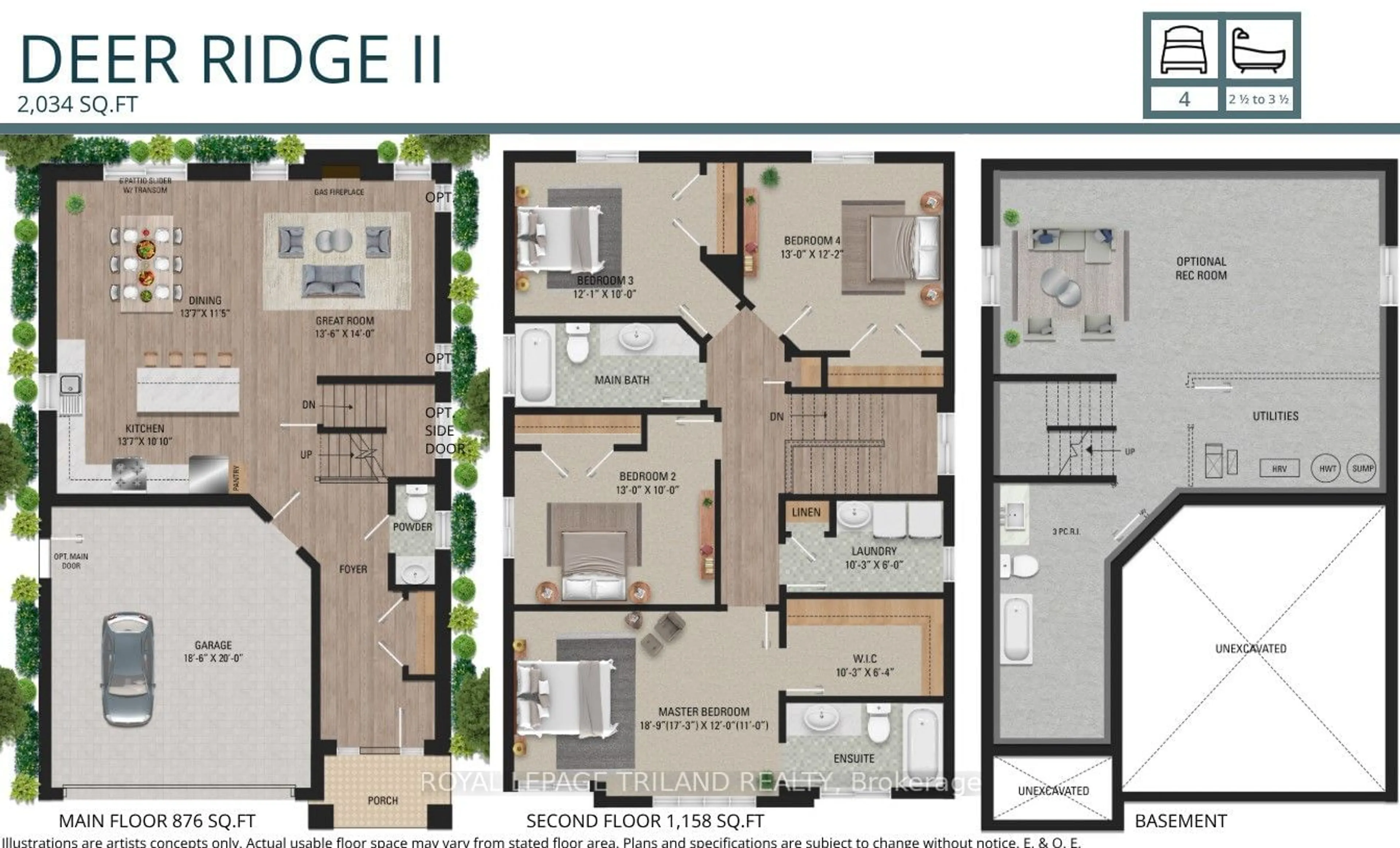 Floor plan for Lot 82 Heathwoods Ave, London Ontario N6P 1H5