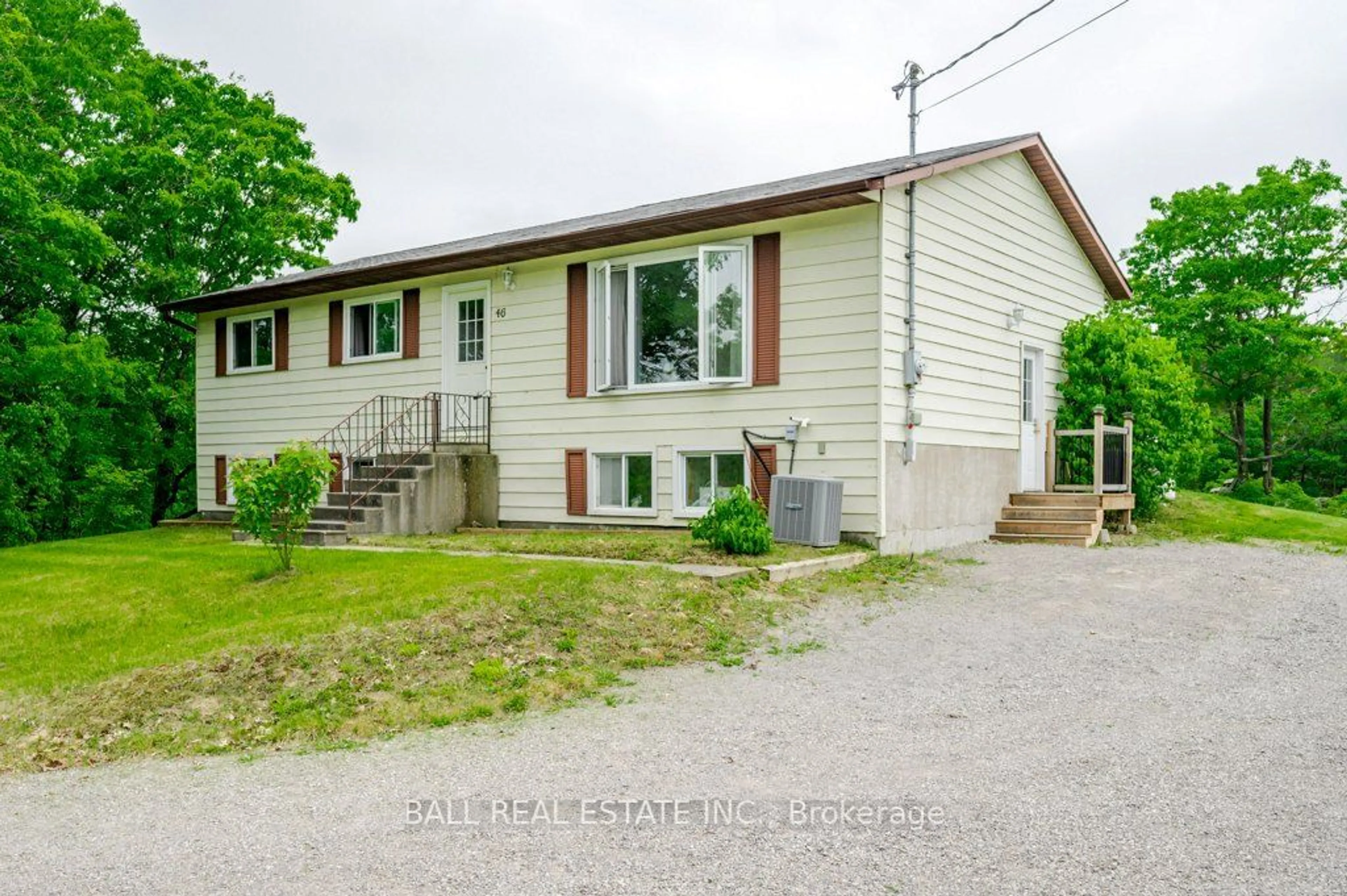 Frontside or backside of a home for 46 Ojibway Dr, Galway-Cavendish and Harvey Ontario K0L 1J0