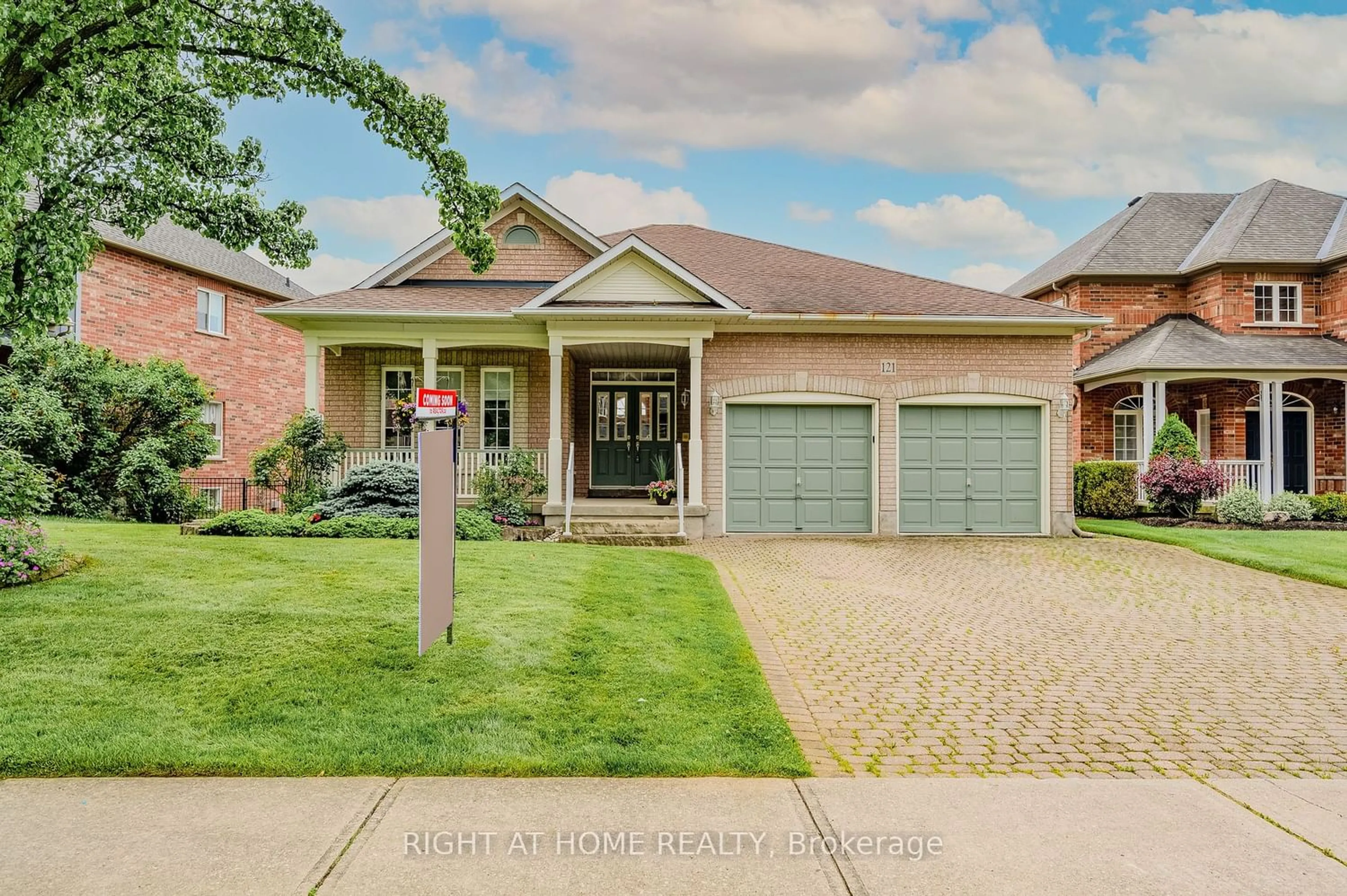 Home with brick exterior material for 121 Davidson Blvd, Hamilton Ontario L9H 7M5