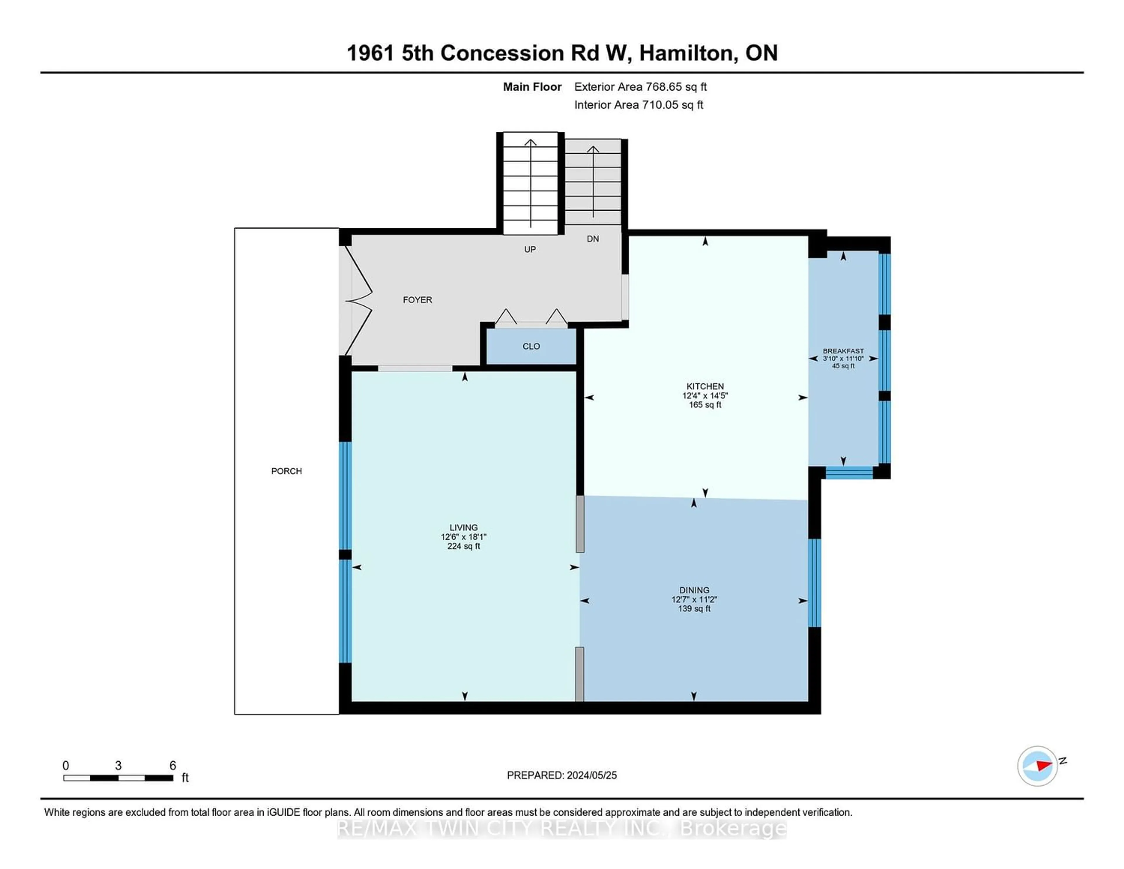 Floor plan for 1961 5th Concession Rd, Hamilton Ontario N0B 1L0