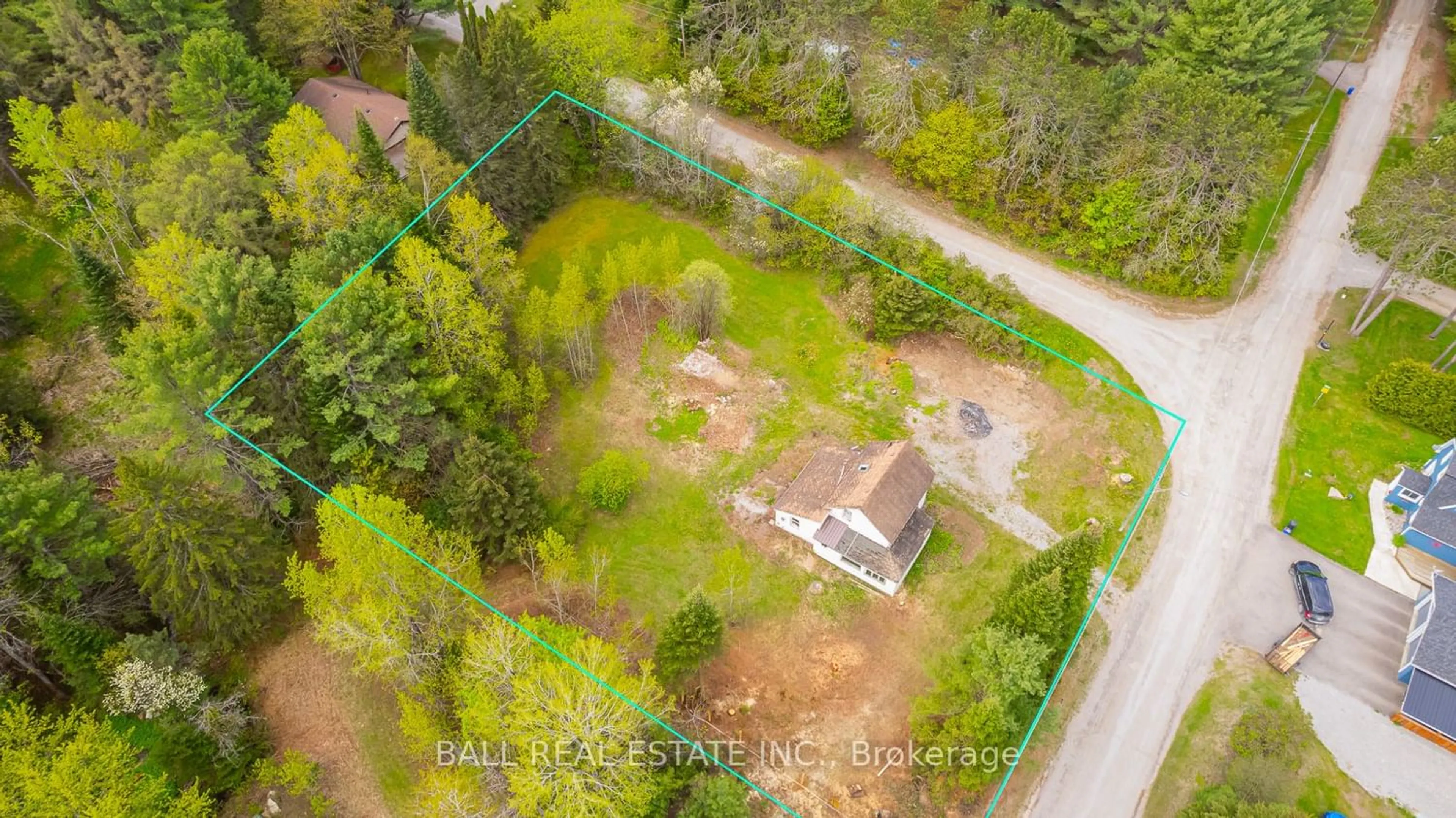 Frontside or backside of a home, the fenced backyard for 23 The Ave, Kawartha Lakes Ontario K0M 2A0