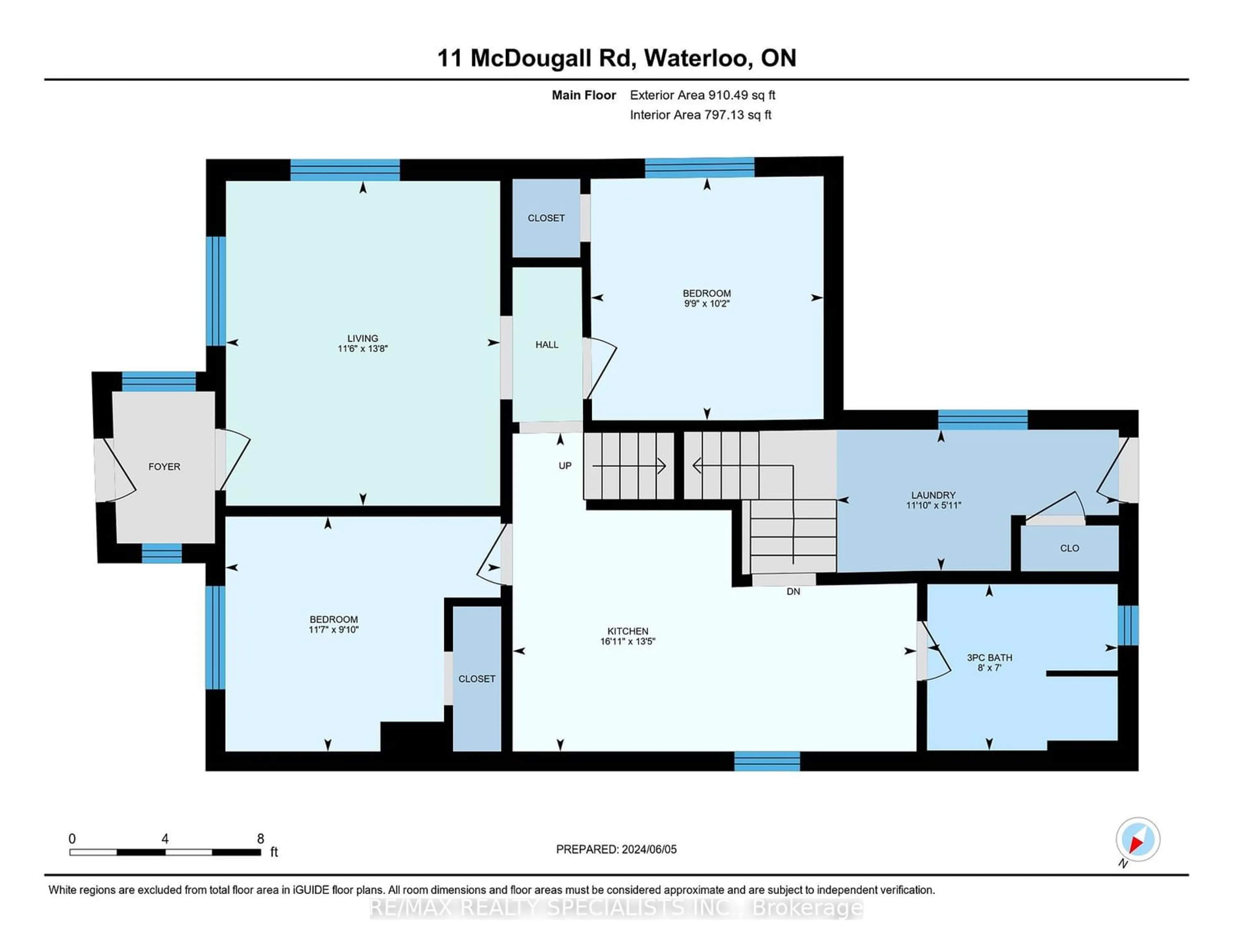 Floor plan for 11 Mcdougall Rd, Waterloo Ontario N2L 2W4
