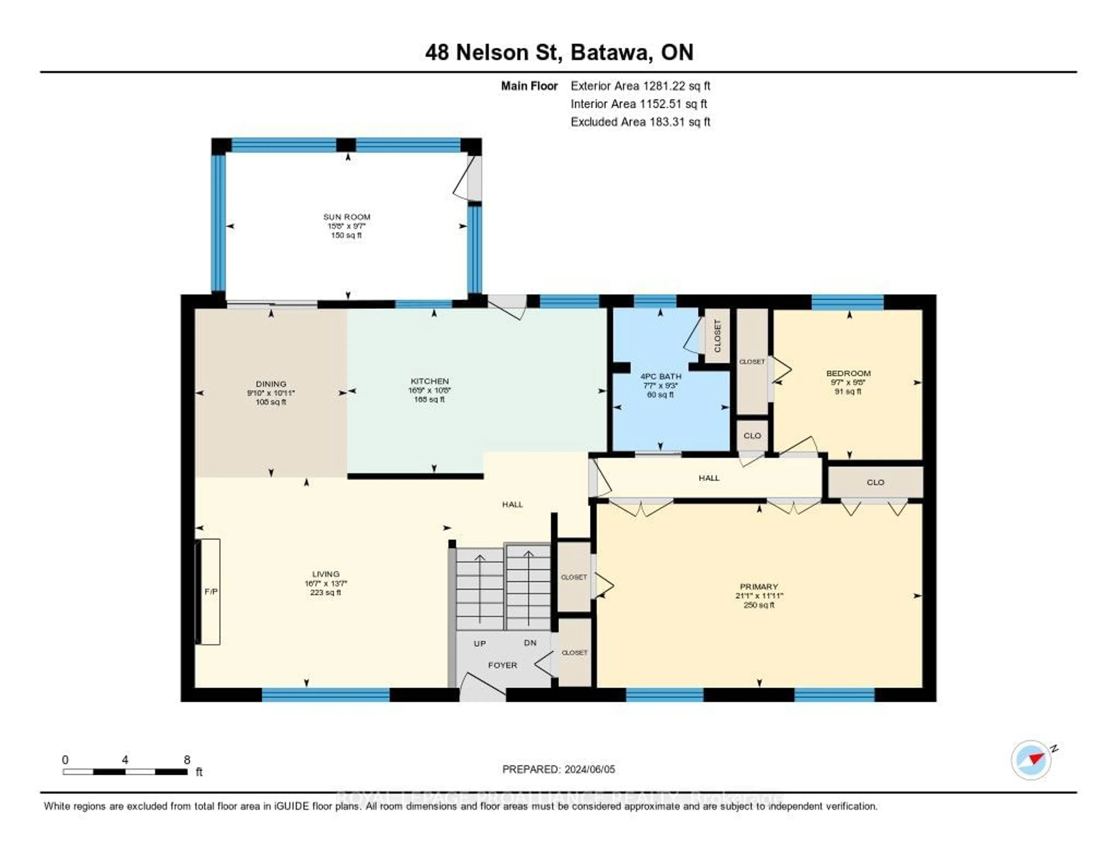 Floor plan for 48 Nelson St, Quinte West Ontario K0K 1E0