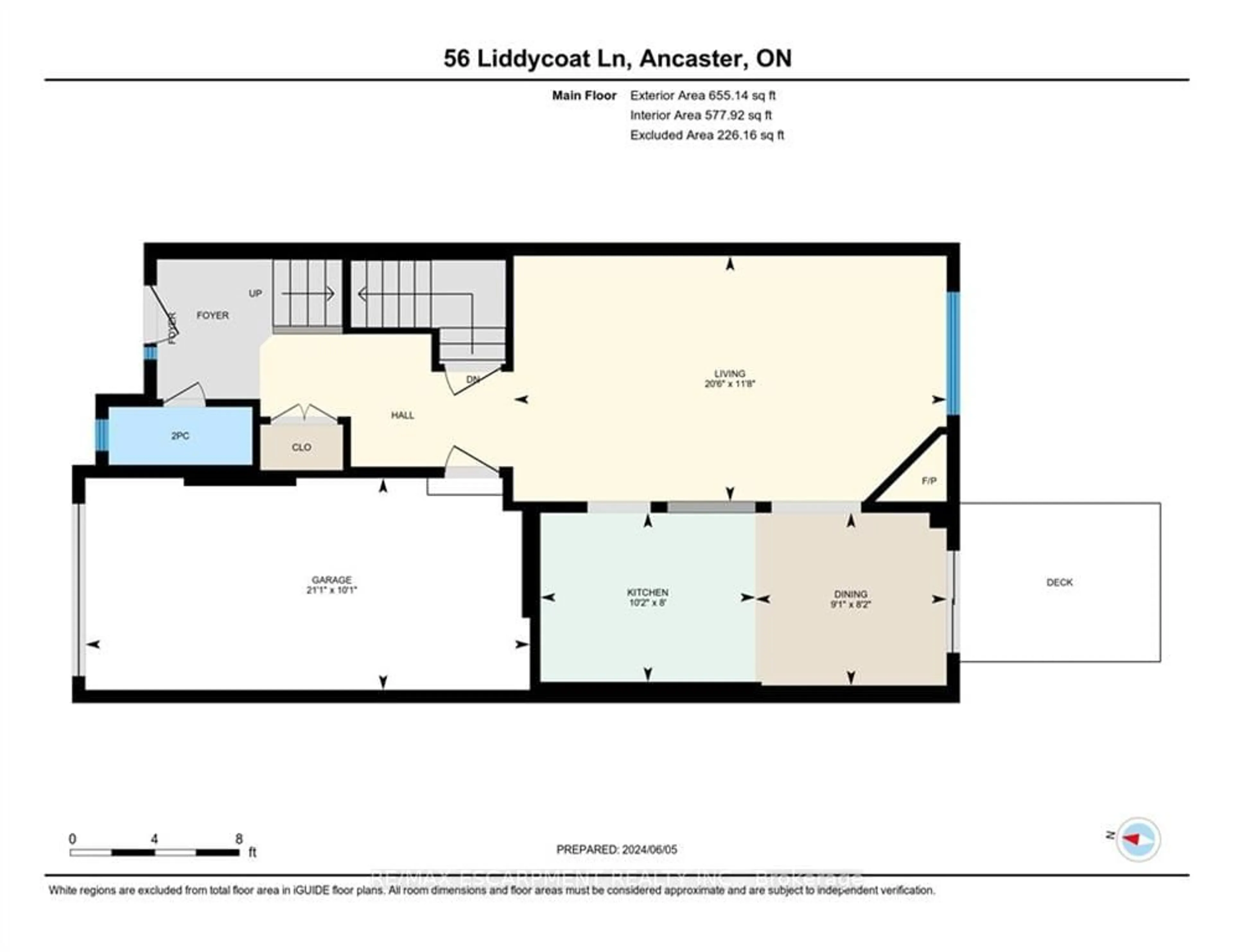 Floor plan for 56 Liddycoat Lane, Hamilton Ontario L9G 0A7