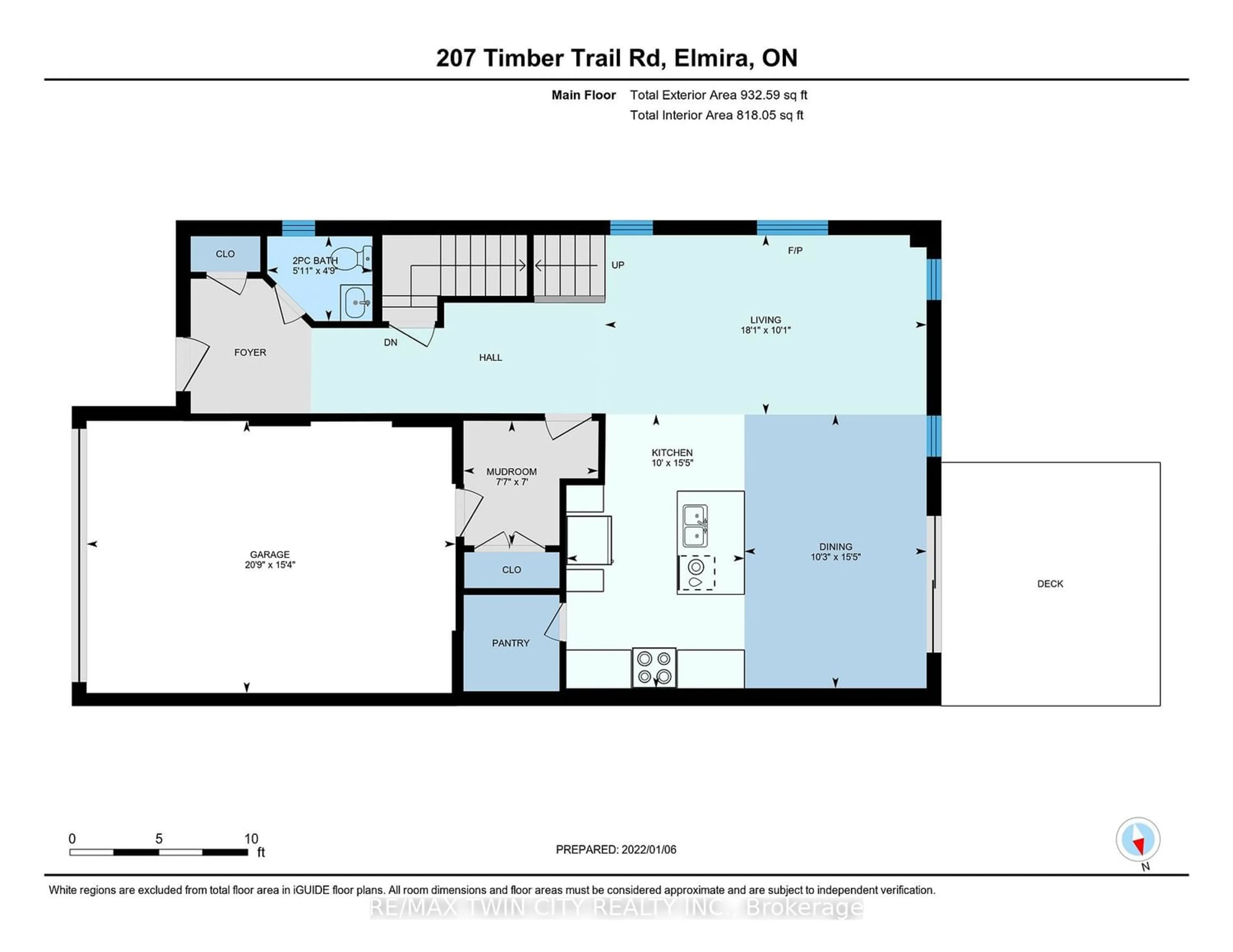 Floor plan for 63 Weymouth St, Woolwich Ontario N3B 0E4