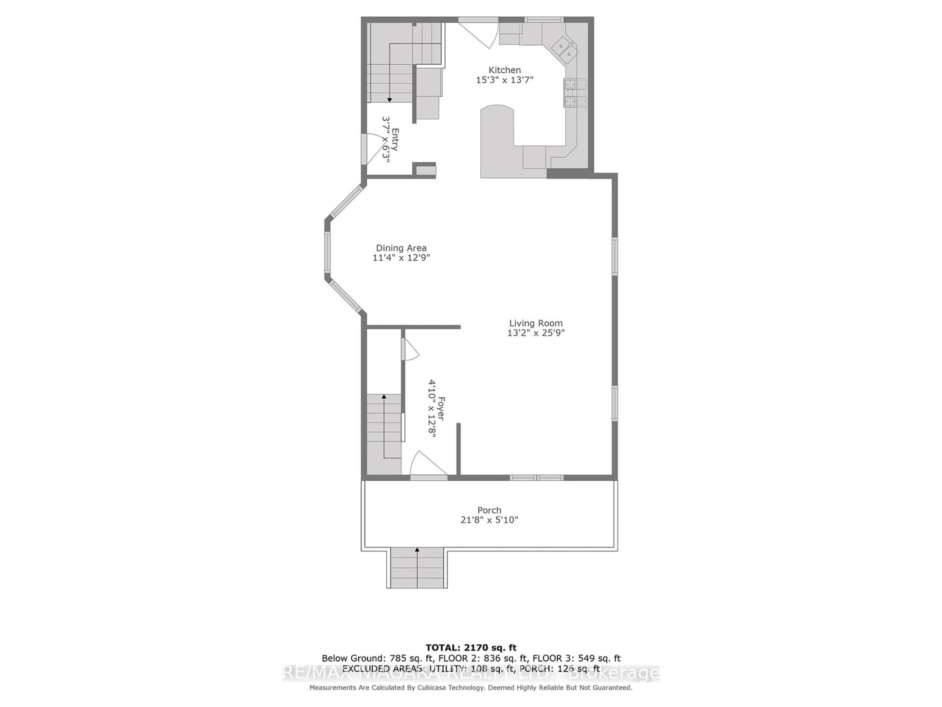 Floor plan for 108 Victoria St, Port Colborne Ontario L3K 2Y4
