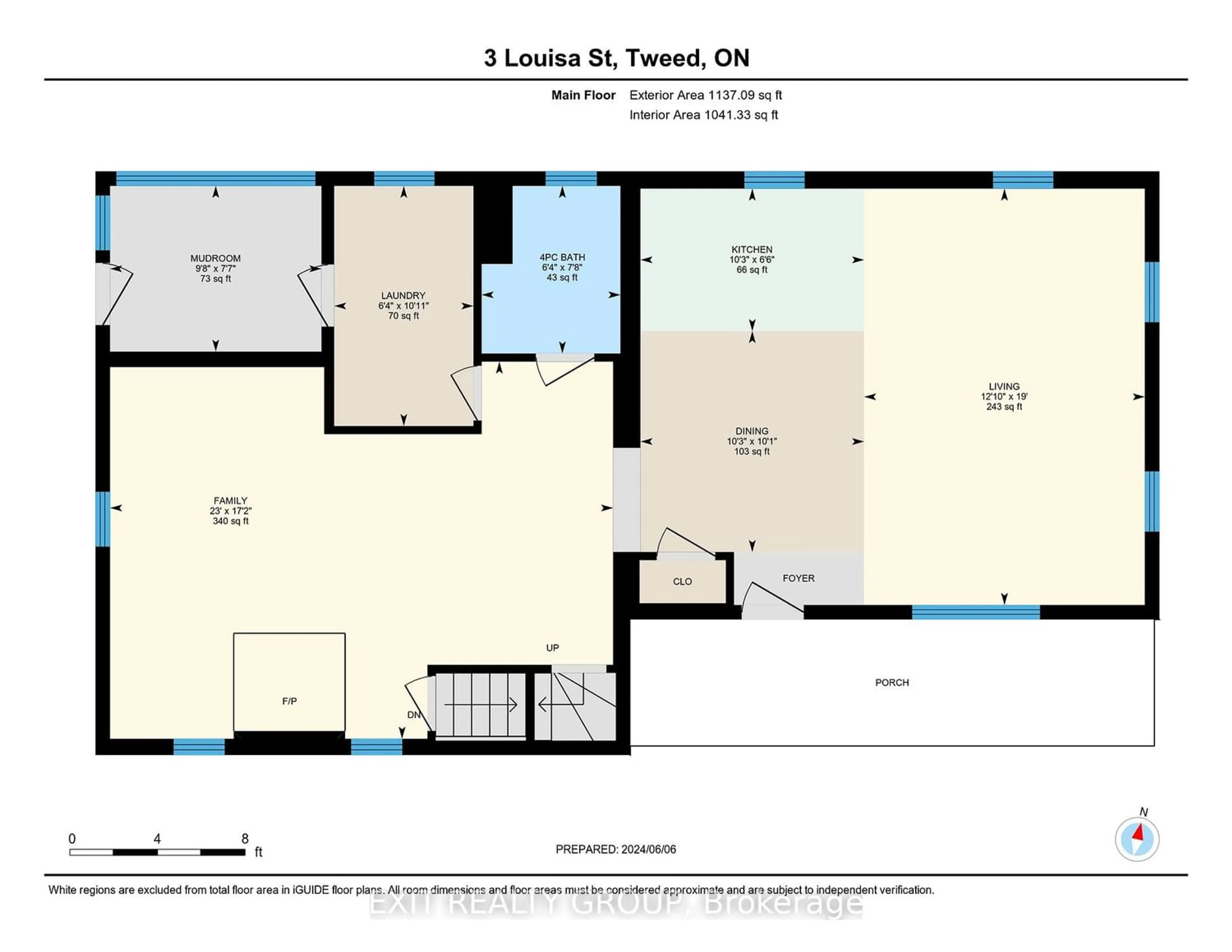 Floor plan for 3 Louisa St, Tweed Ontario K0K 3J0