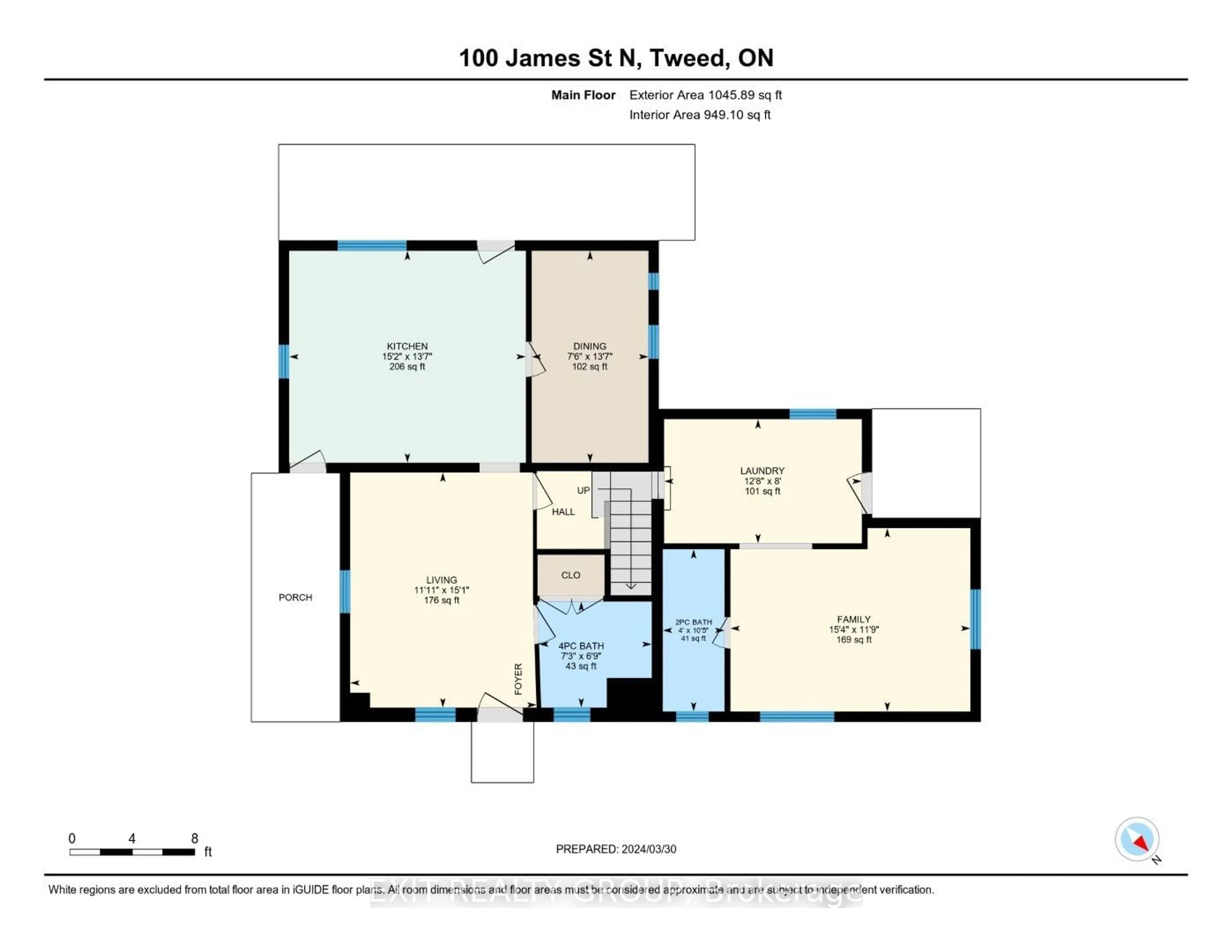 Floor plan for 100 James St, Tweed Ontario K0K 3J0