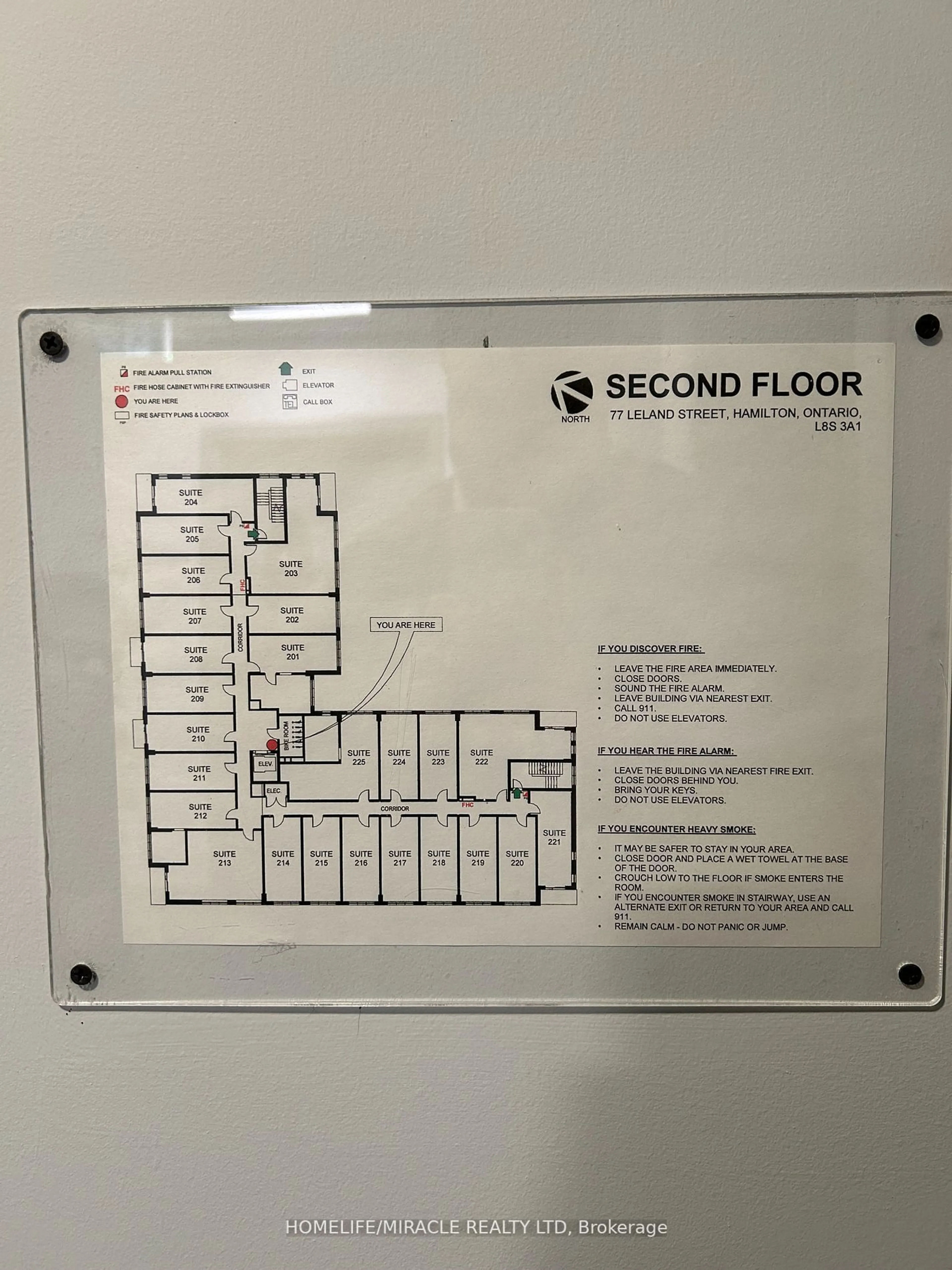 Floor plan for 77 Leland St #206, Hamilton Ontario L8S 3A1