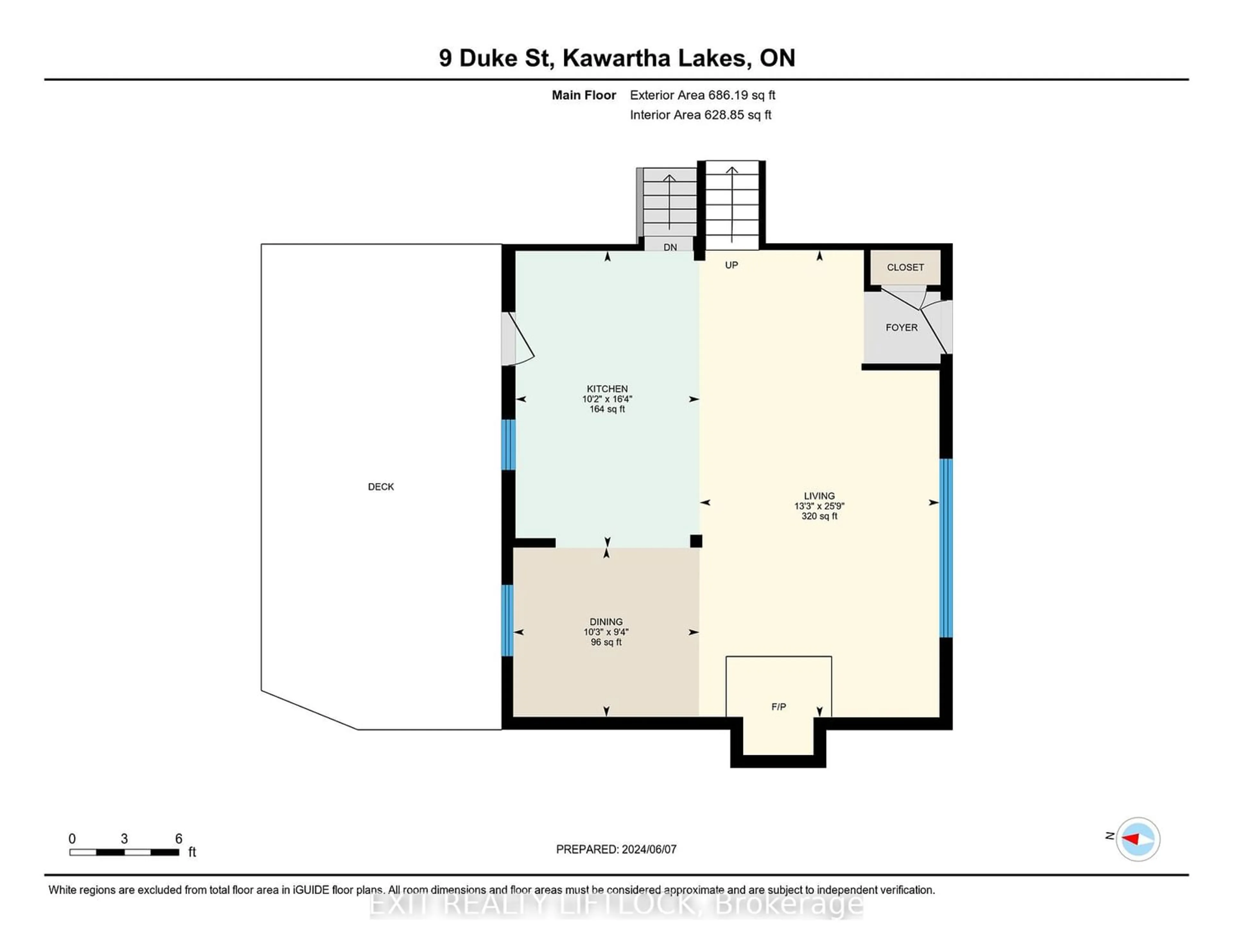 Floor plan for 9 Duke St, Kawartha Lakes Ontario K0M 1A0