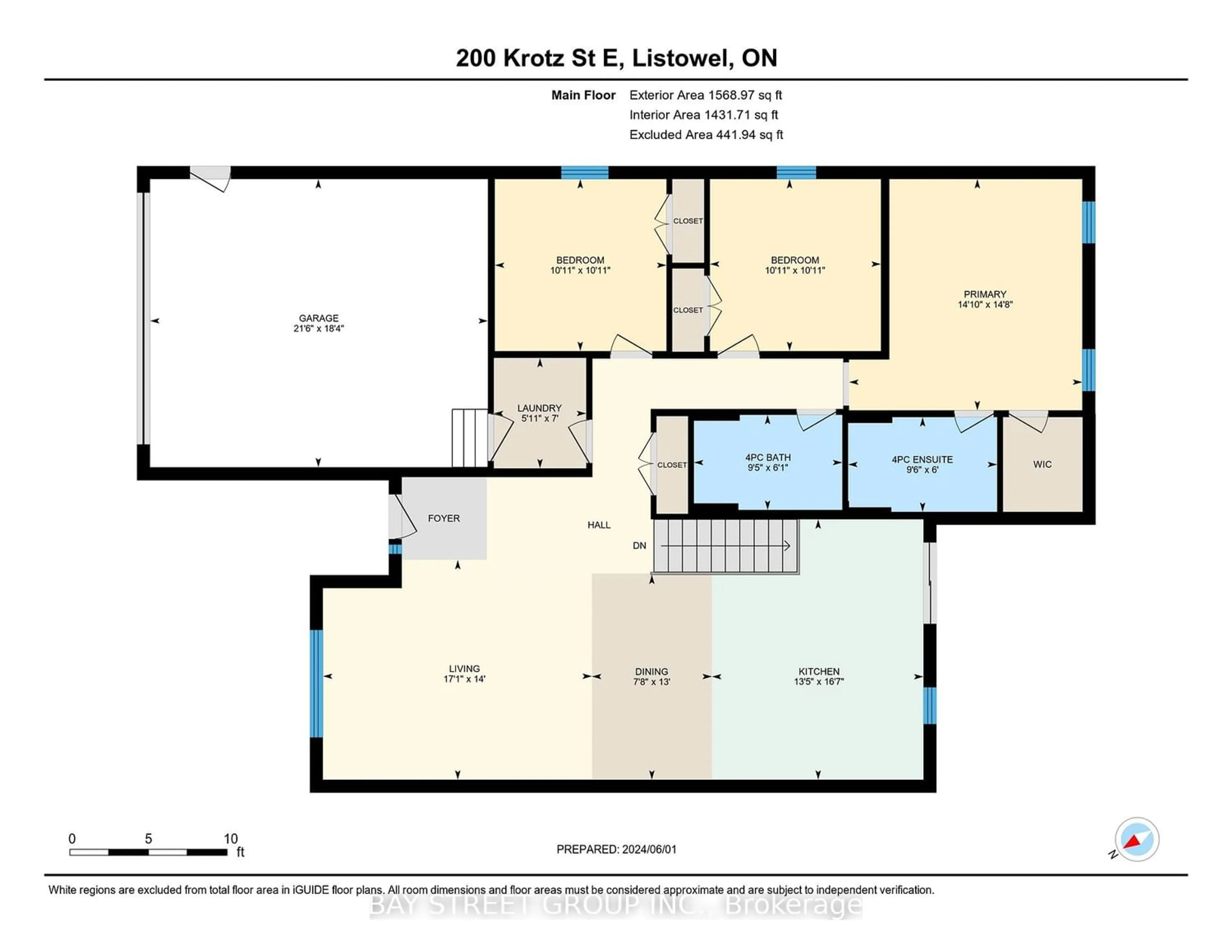 Floor plan for 200 Krotz St, North Perth Ontario N4W 0E1