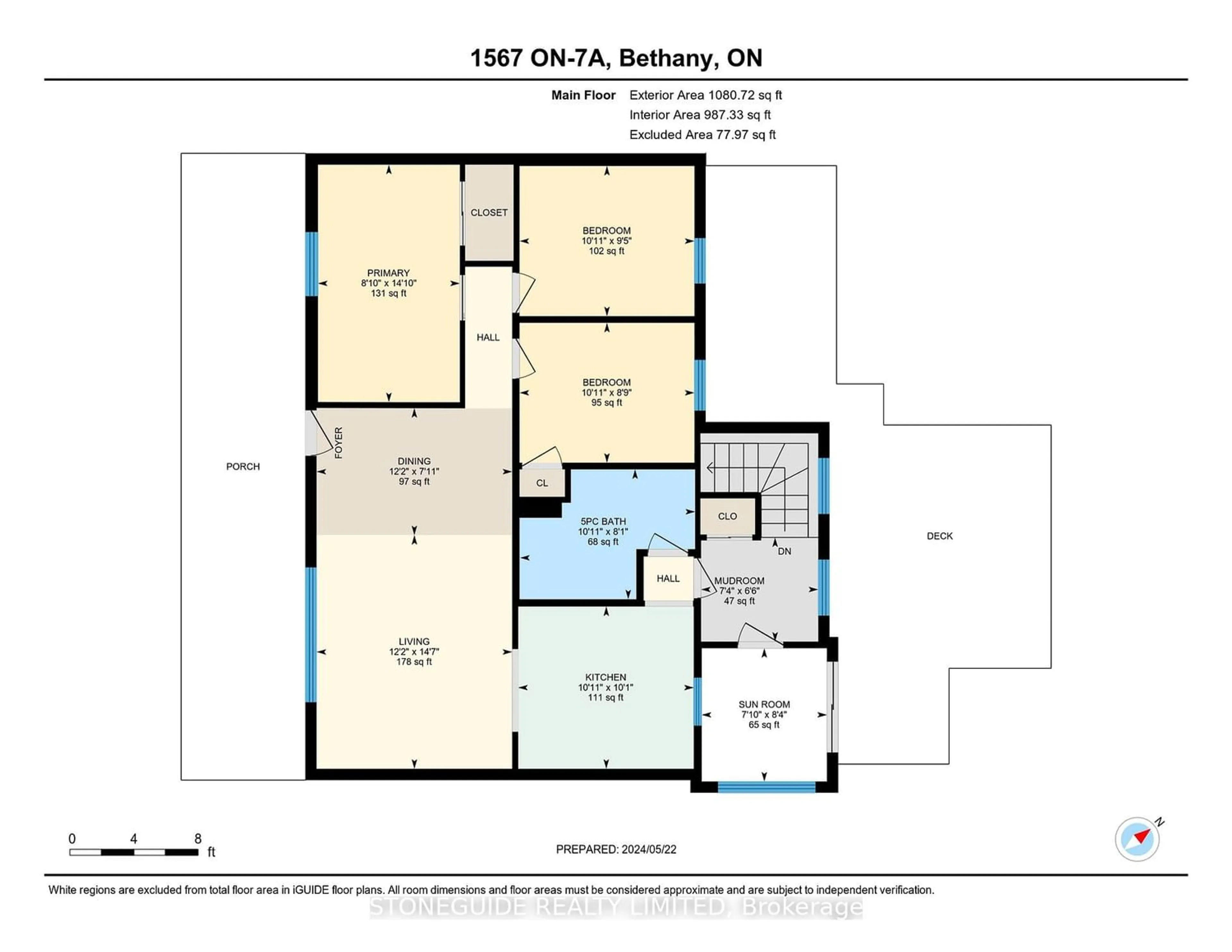 Floor plan for 1567 HWY 7A, Kawartha Lakes Ontario L0A 1A0