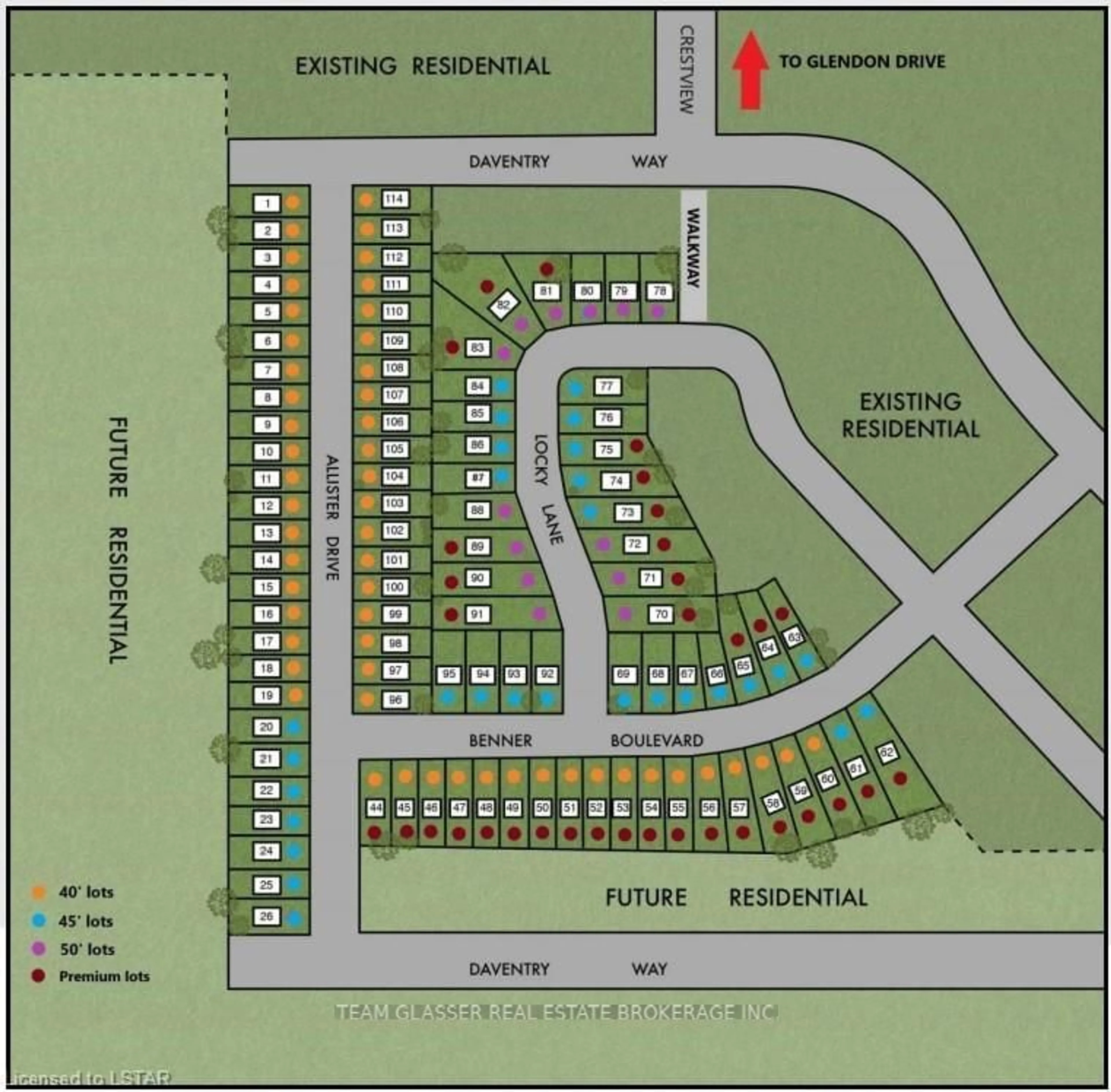 Floor plan for Lot 91 Locky Lane, Middlesex Centre Ontario N0L 1R0