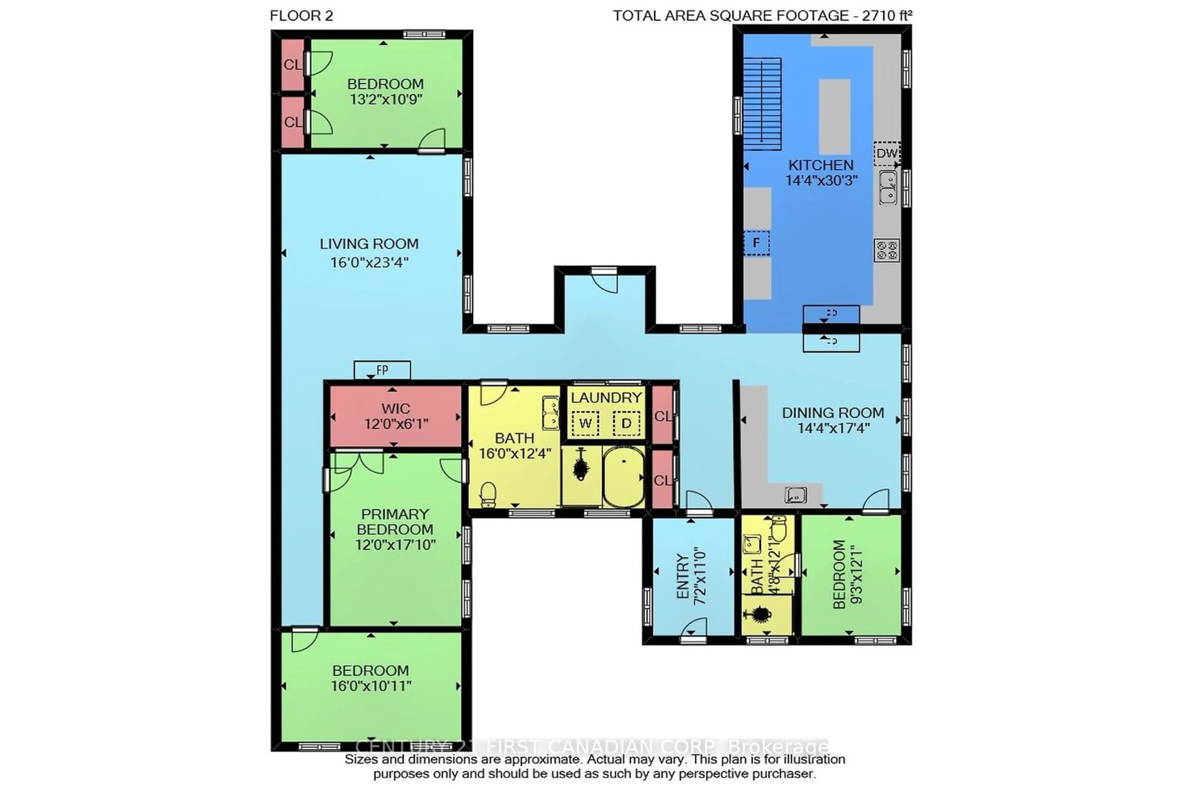 Floor plan for 23992 Denfield Rd, Middlesex Centre Ontario N0M 1P0