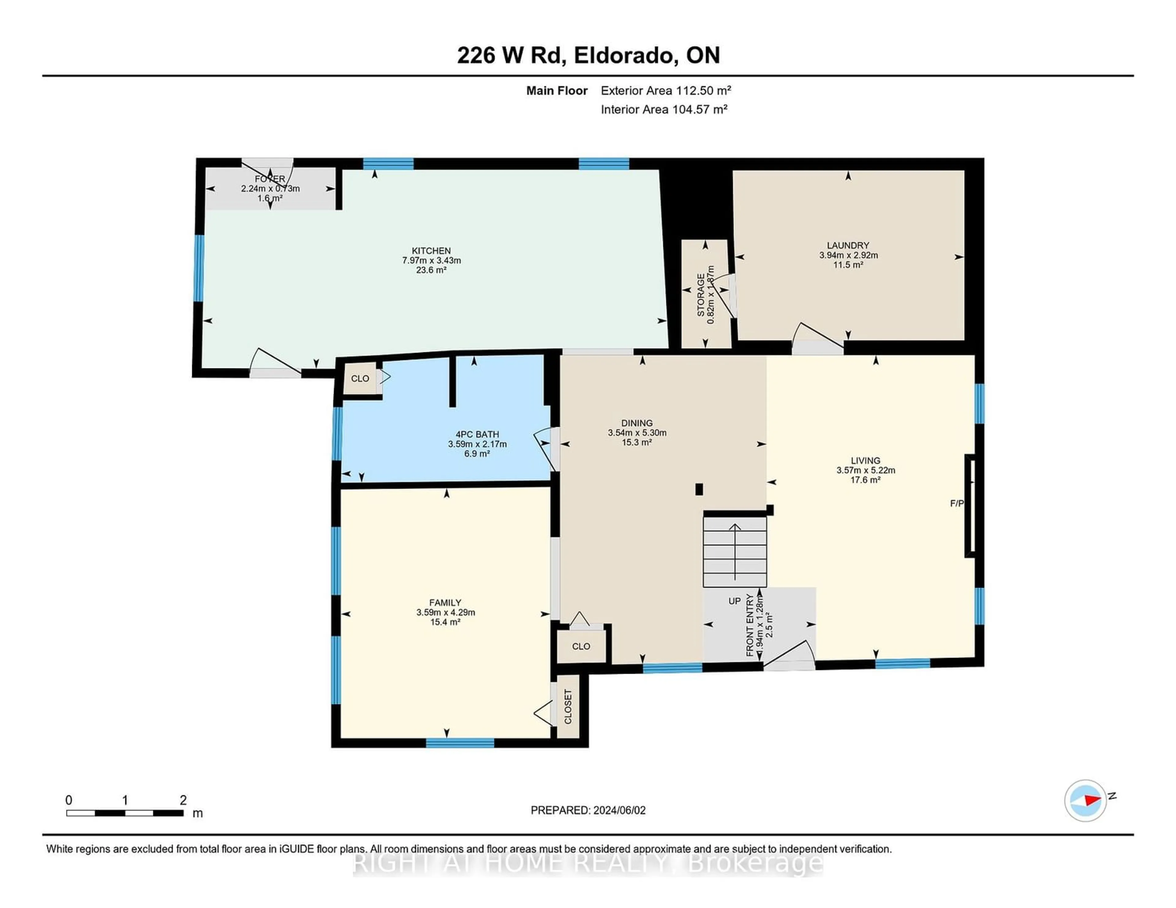 Floor plan for 226 West Rd, Tudor & Cashel Ontario K0K 1Y0