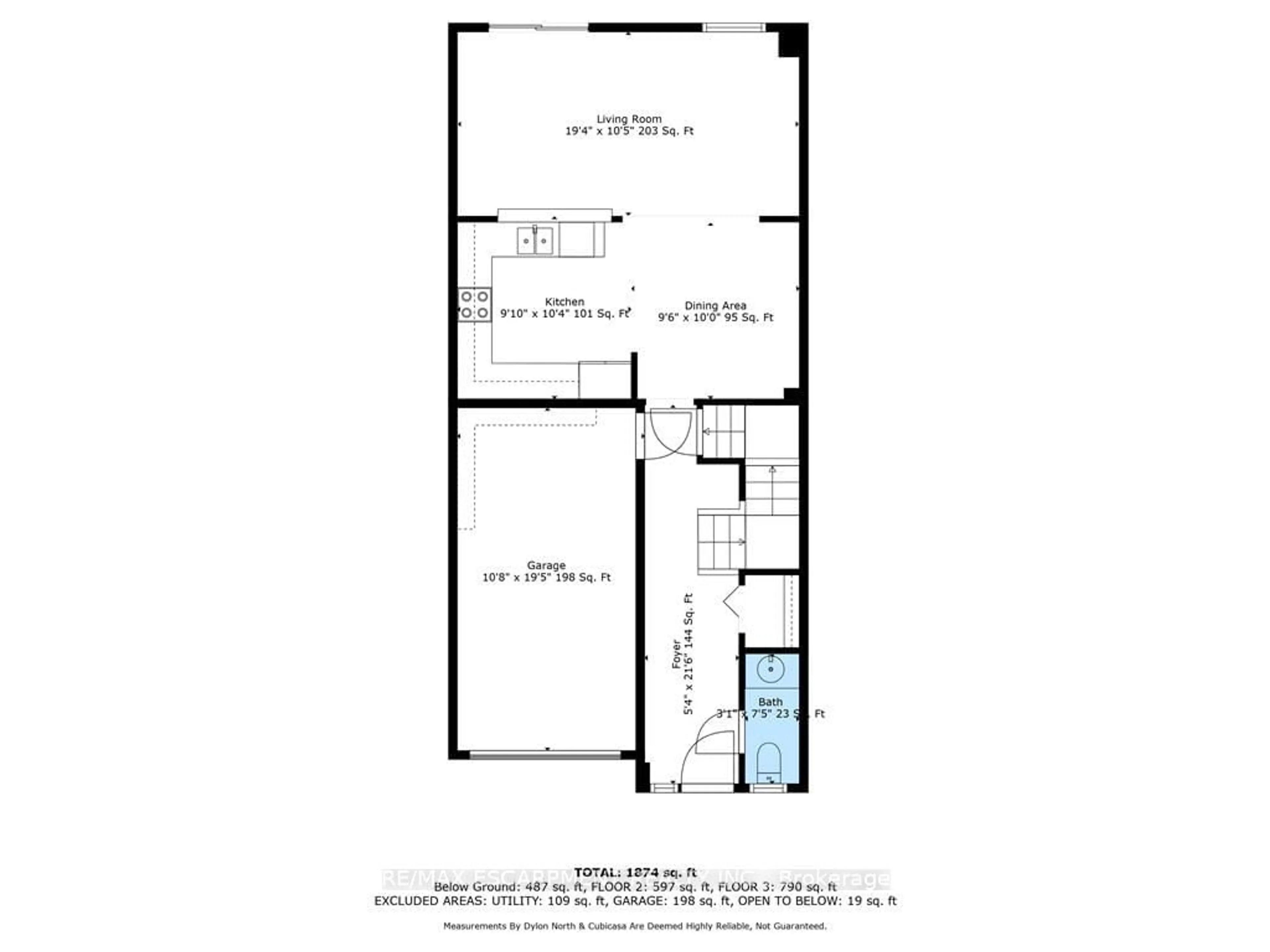Floor plan for 9 Hampton Brook Way #47, Hamilton Ontario L0R 1W0