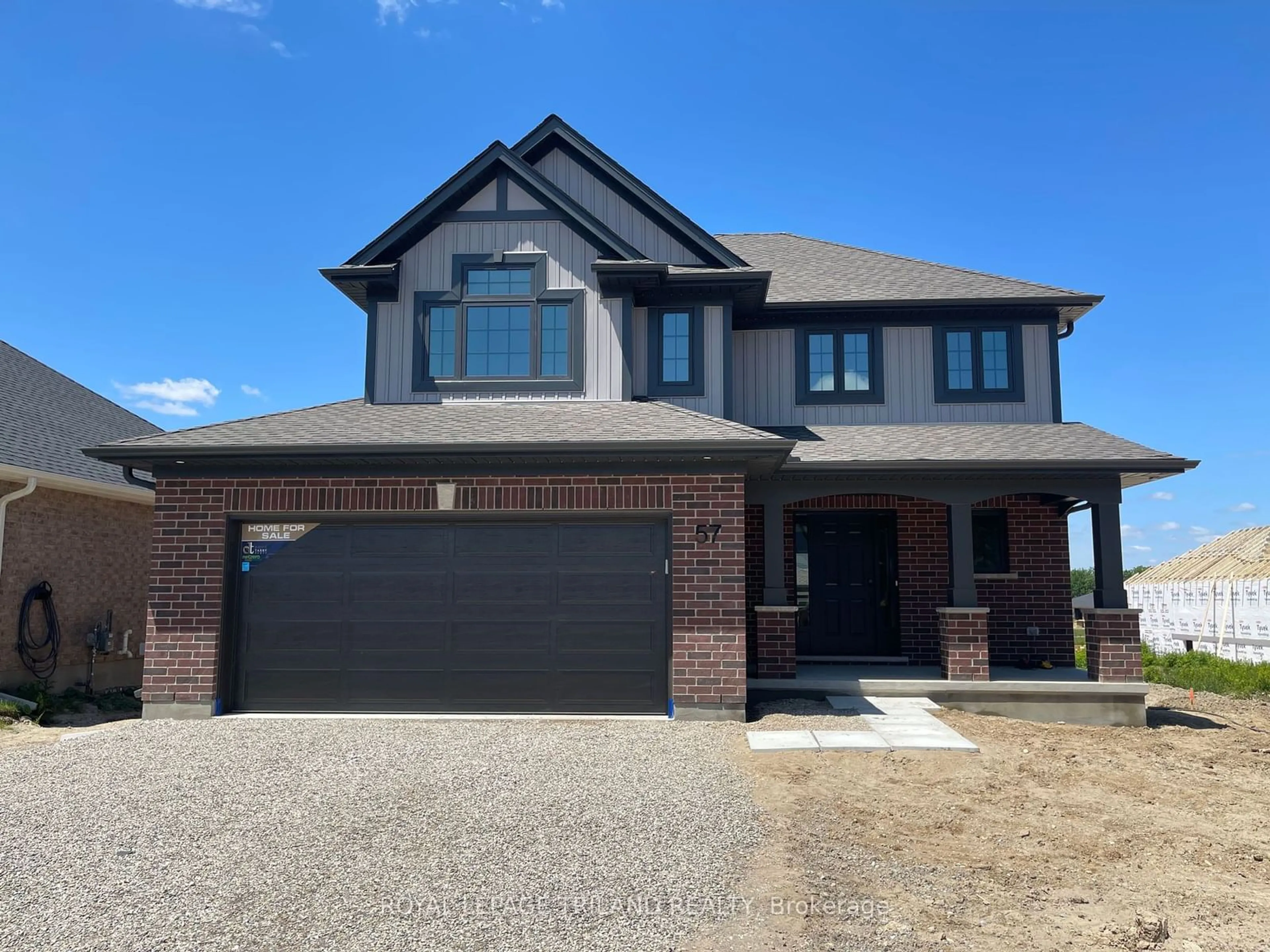 Home with brick exterior material for 57 WHITE TAIL Path, Central Elgin Ontario N5R 0M8