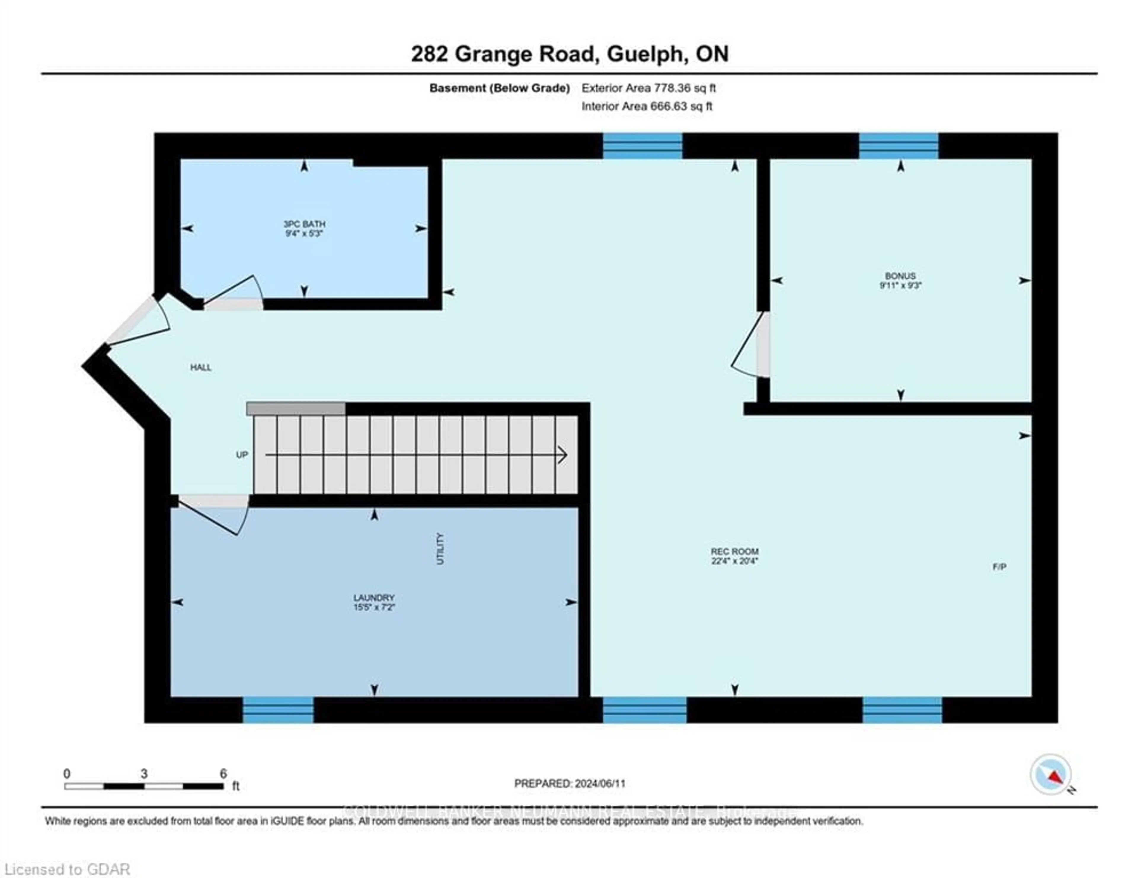 Floor plan for 282 Grange Rd, Guelph Ontario N1E 6N9