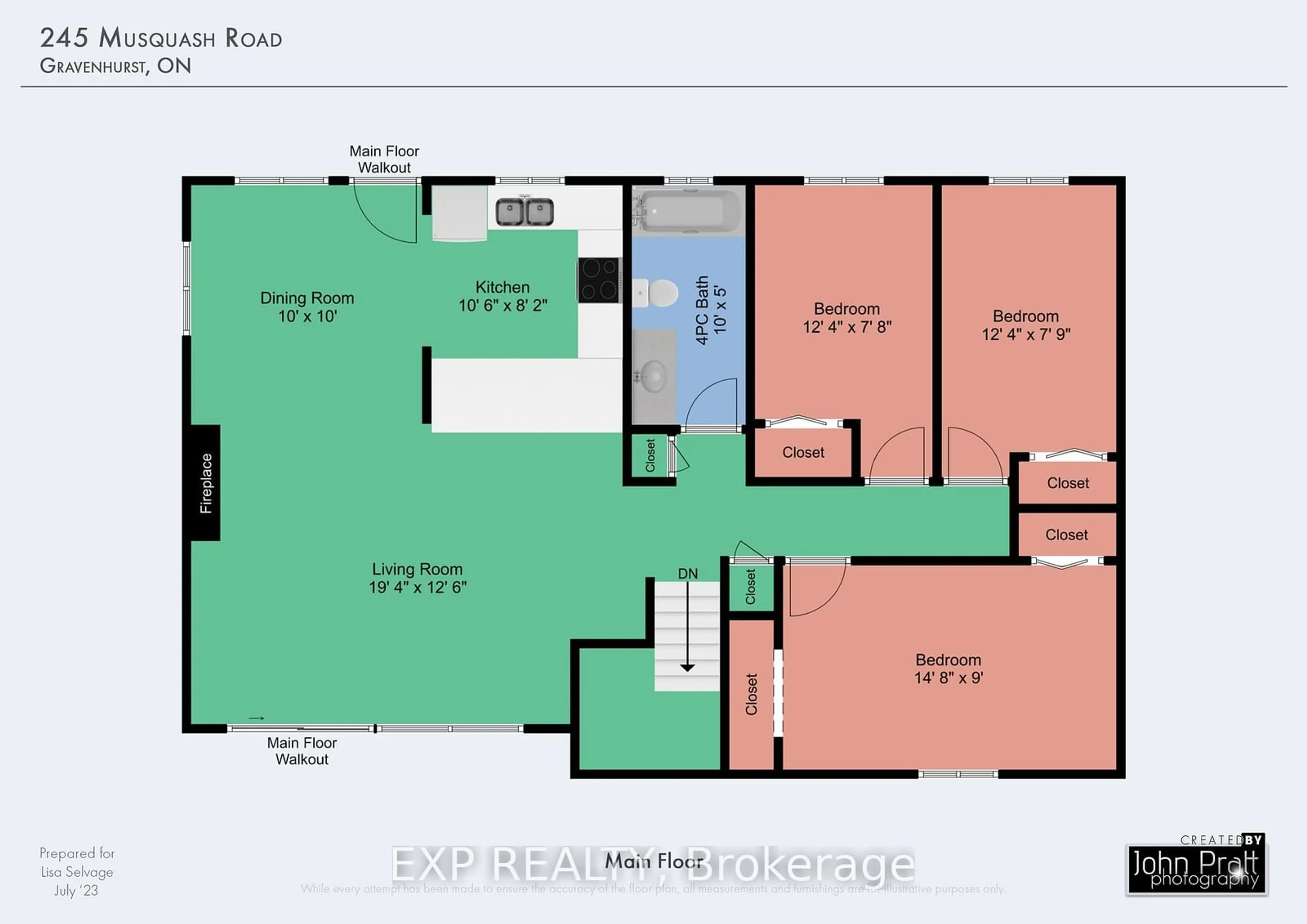 Floor plan for 245 Musquash Rd, Gravenhurst Ontario P1P 1R2