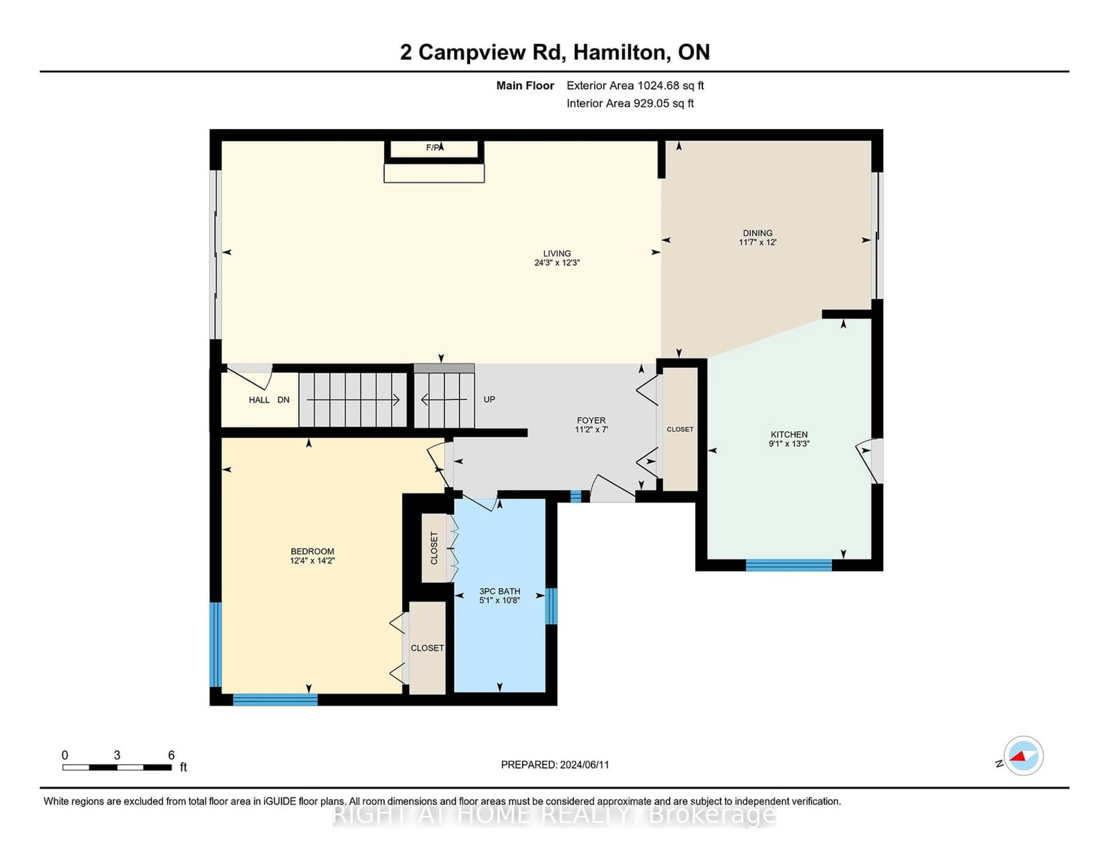 Floor plan for 2 Campview Rd, Hamilton Ontario L8E 5E2