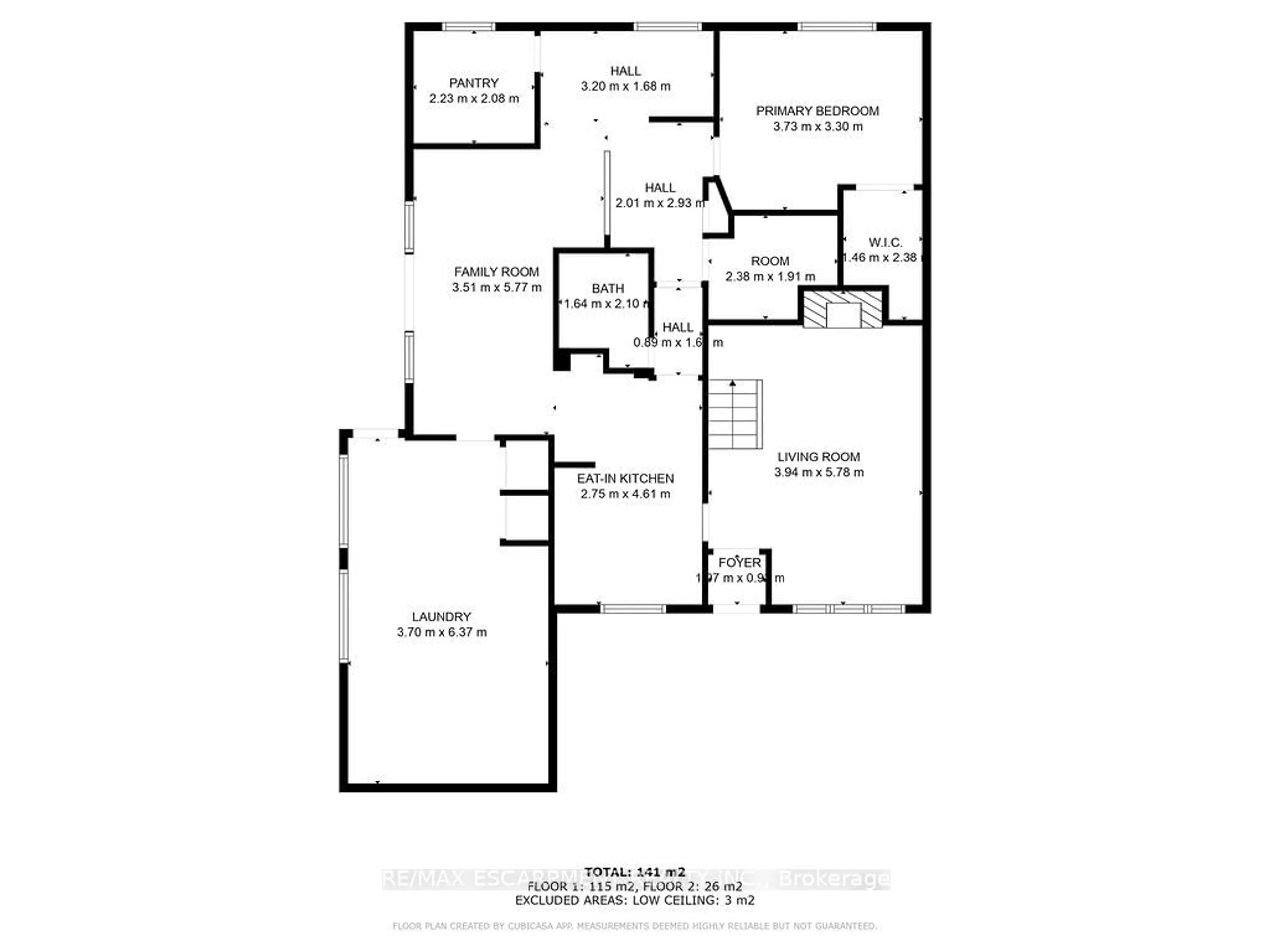 Floor plan for 3325 Homestead Dr, Hamilton Ontario L0R 1W0