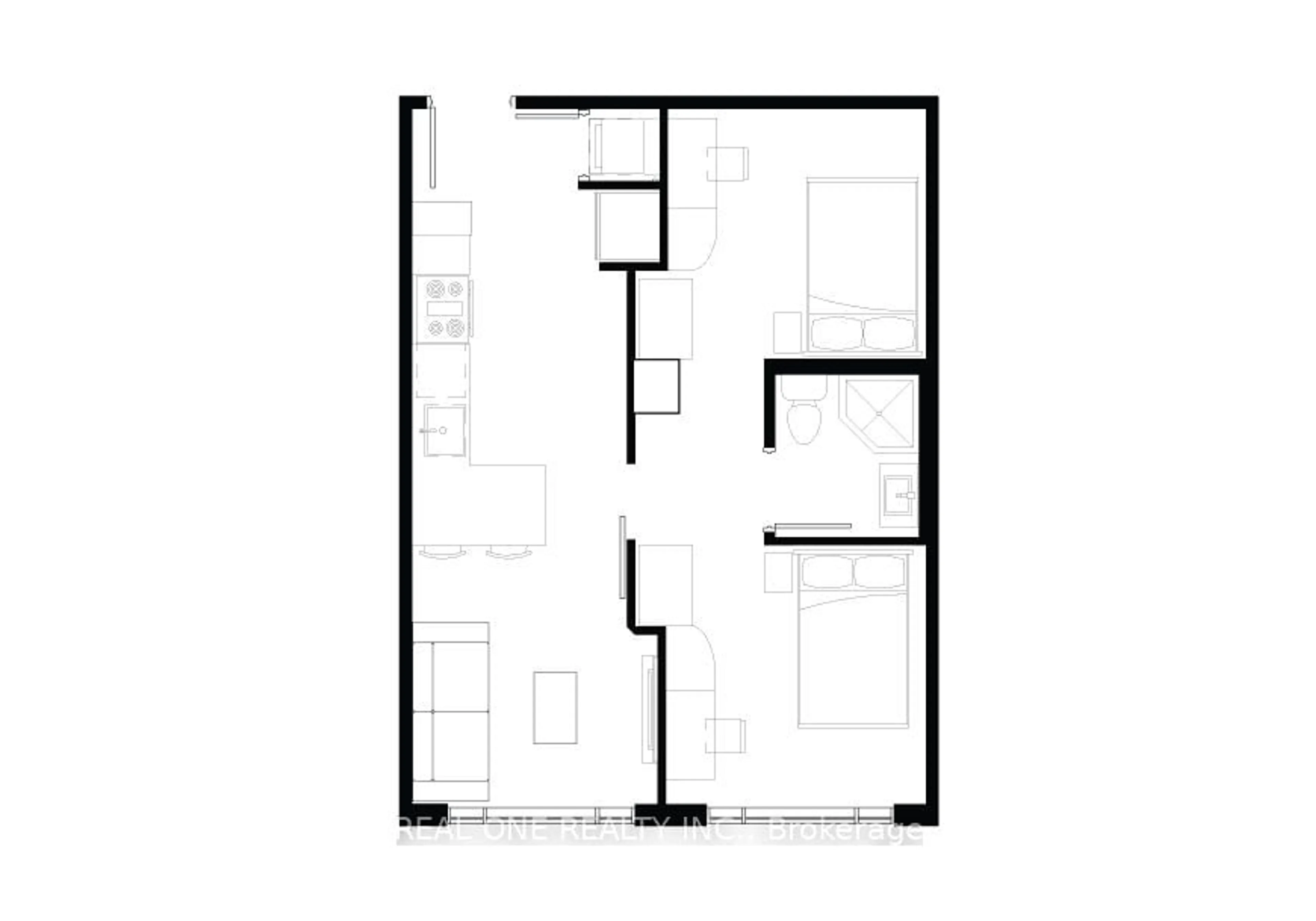 Floor plan for 330 Phillip St ##CP-228, Waterloo Ontario N2L 3W9