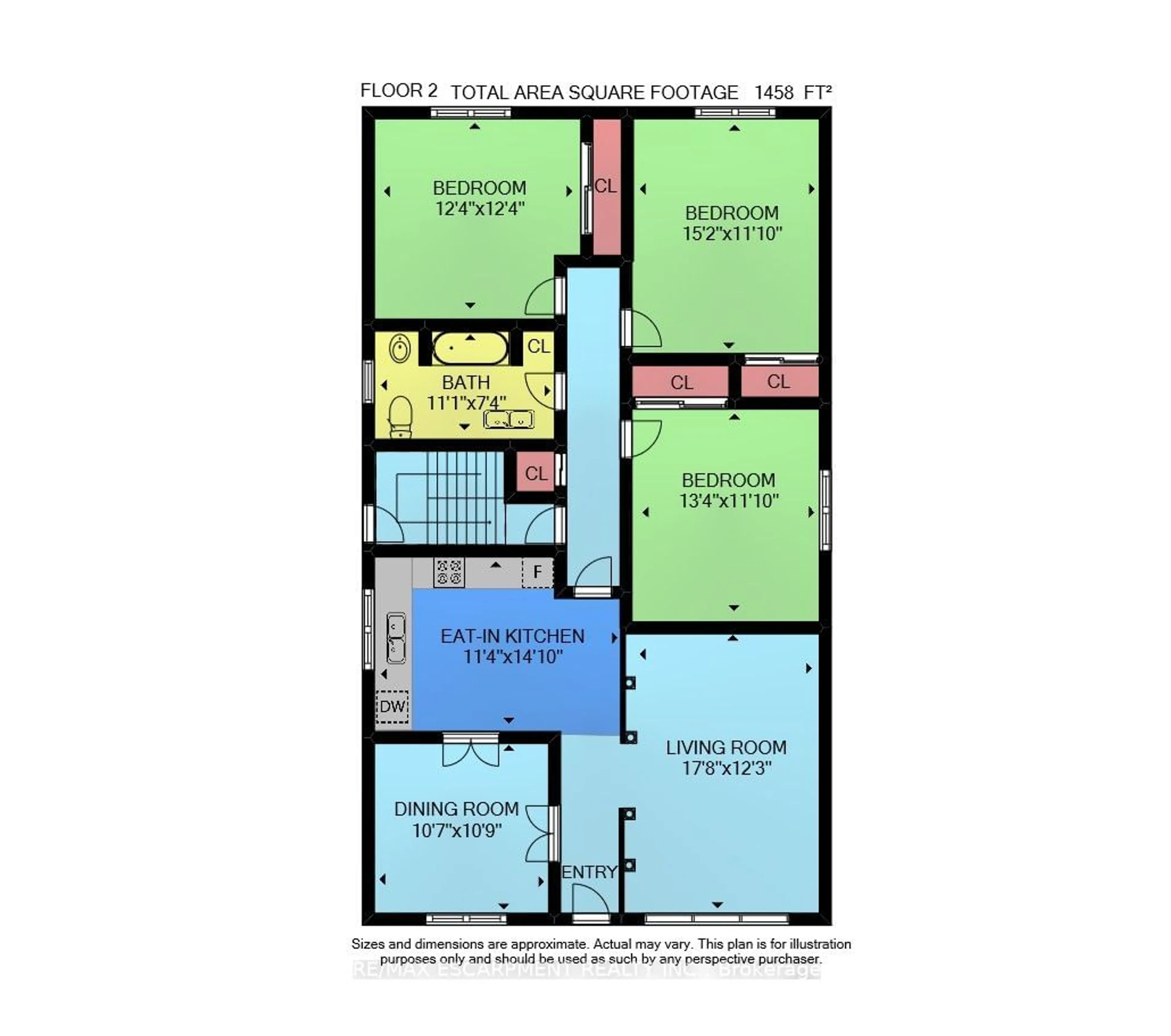 Floor plan for 82 Bow Valley Dr, Hamilton Ontario L8E 1M7