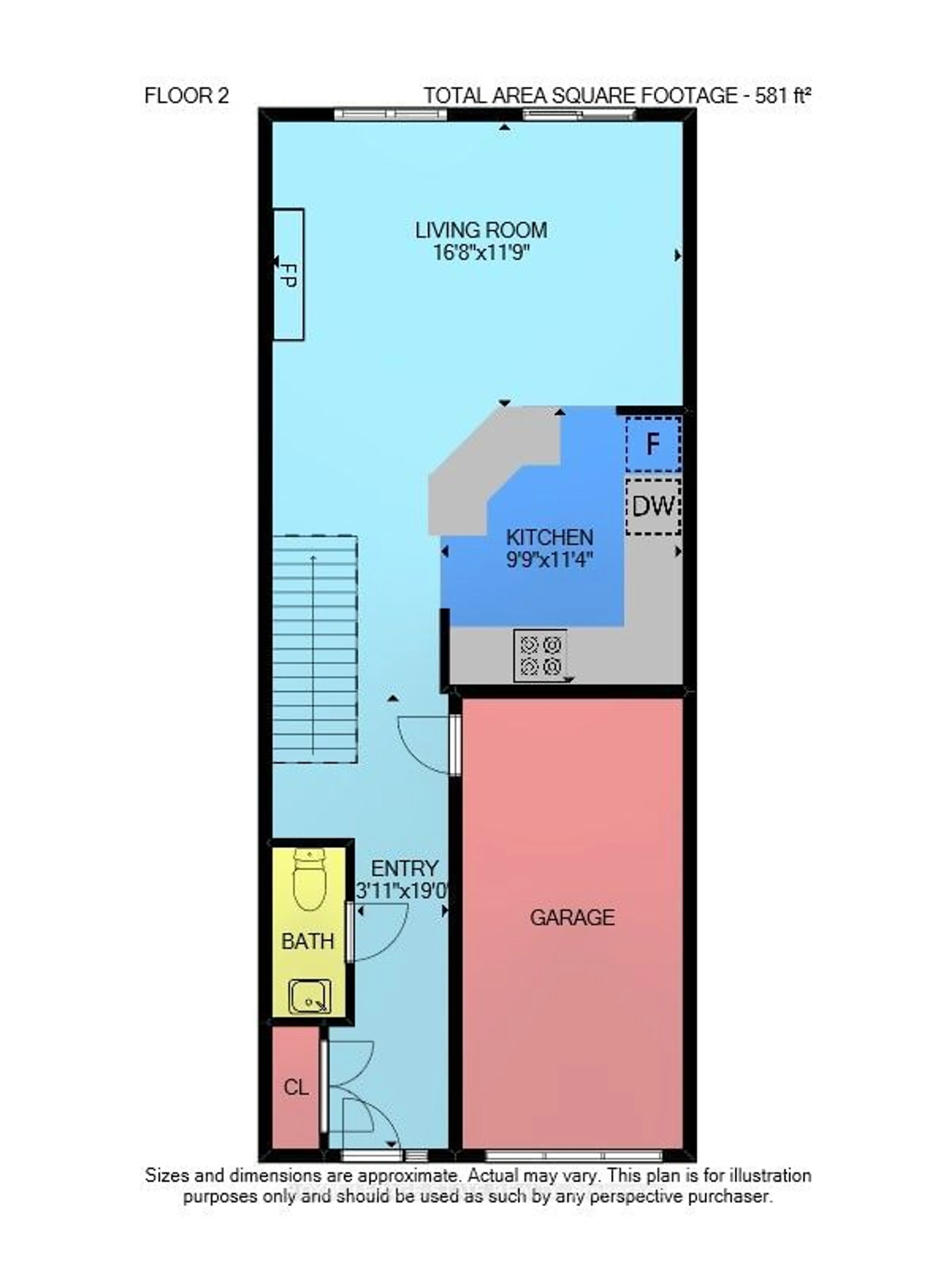 Floor plan for 100 Beddoe Dr #79, Hamilton Ontario L8P 4Z2