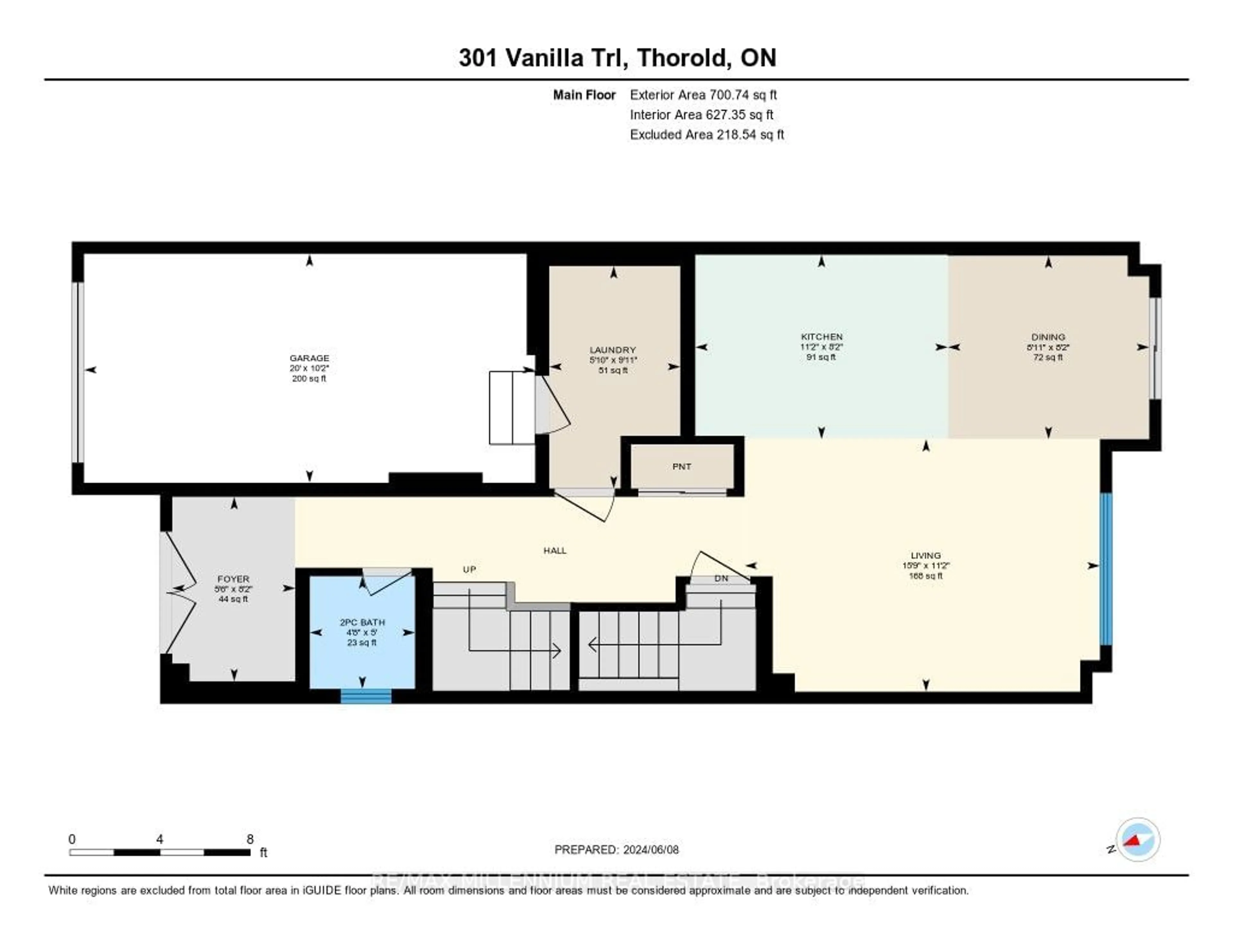 Floor plan for 301 Vanilla Tr, Thorold Ontario L2E 6S4