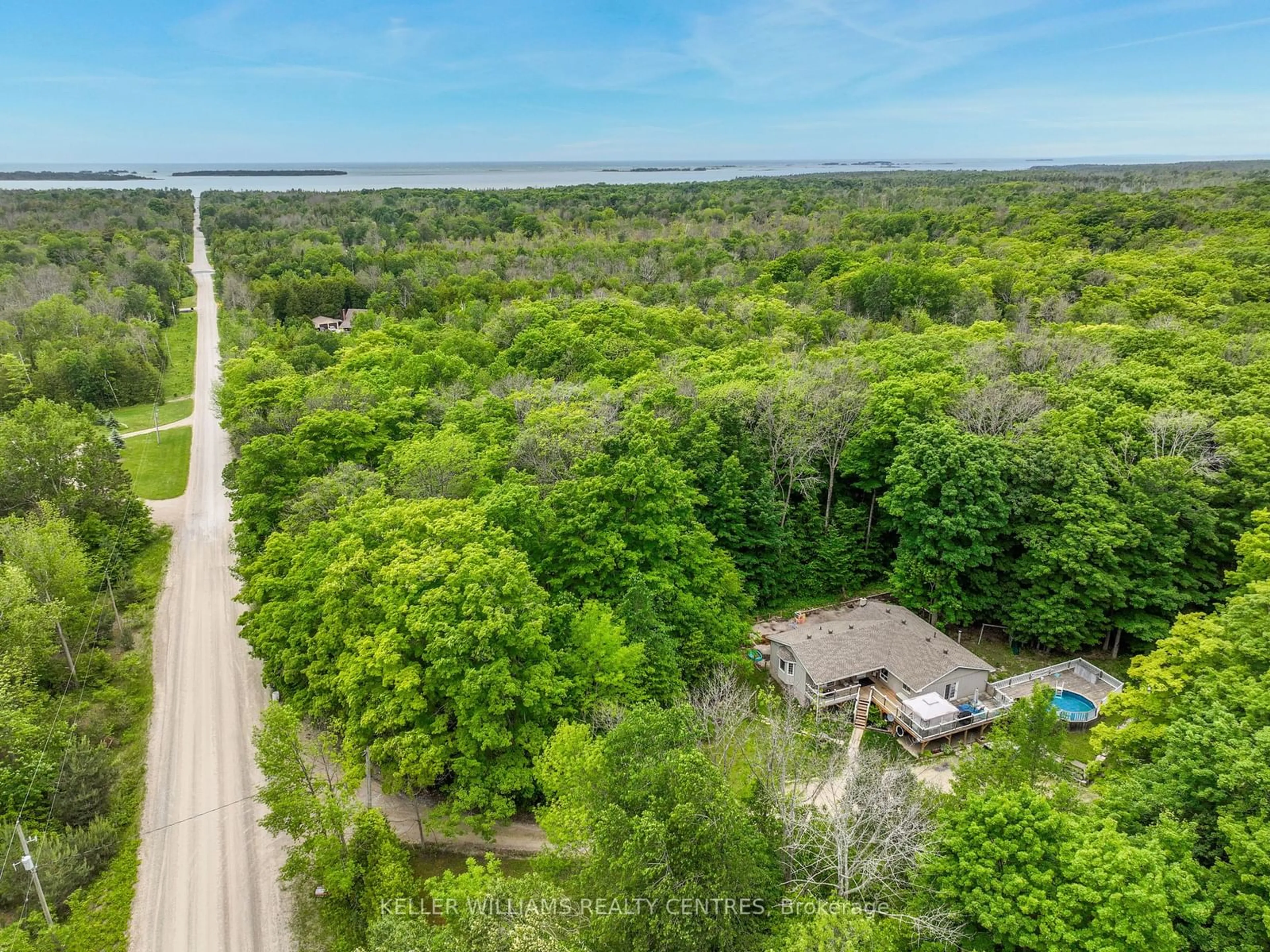 Street view for 243 Spry Lake Rd, South Bruce Peninsula Ontario N0H 2T0