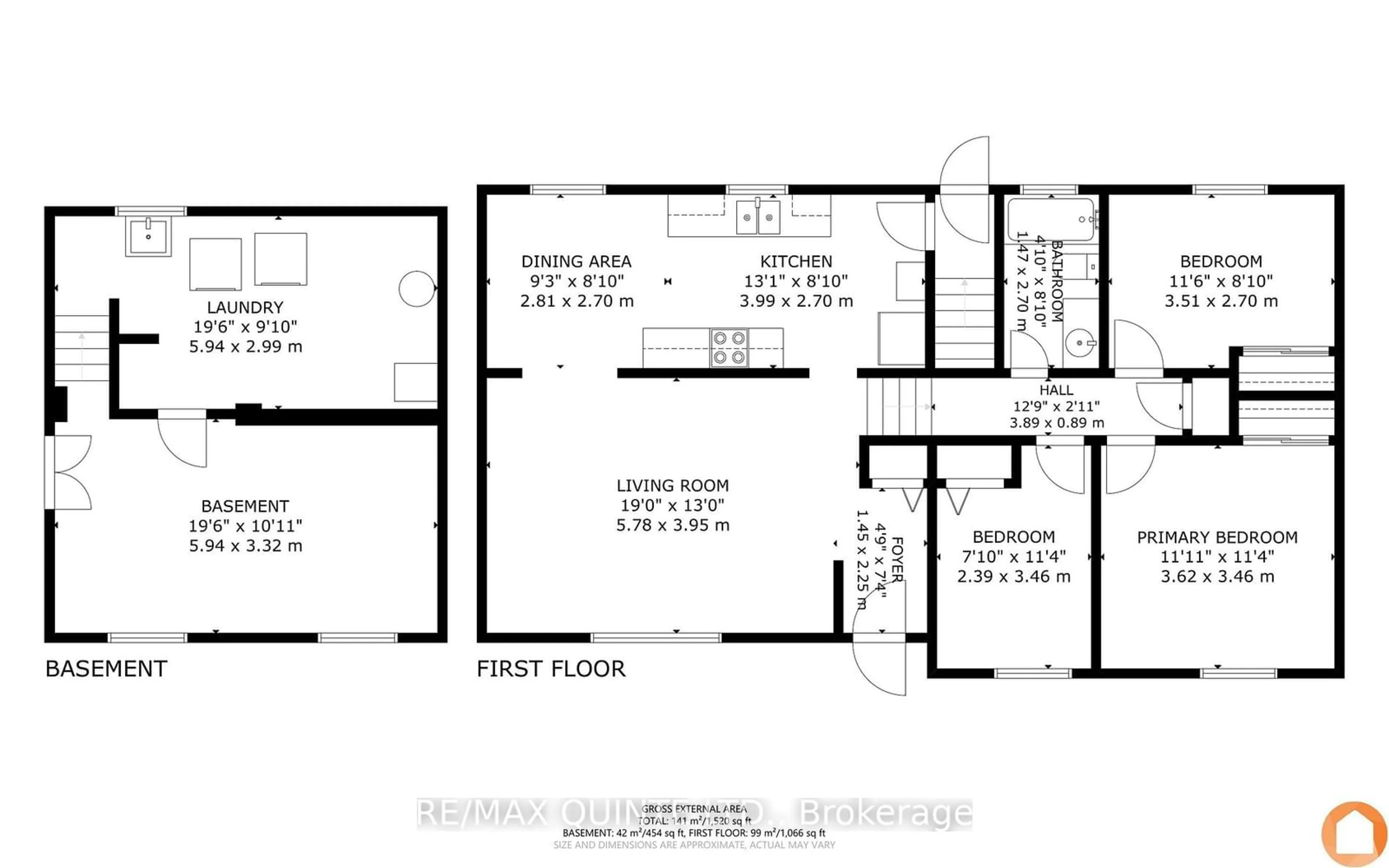 Floor plan for 29 Lexington Cres, Belleville Ontario K8P 4L2