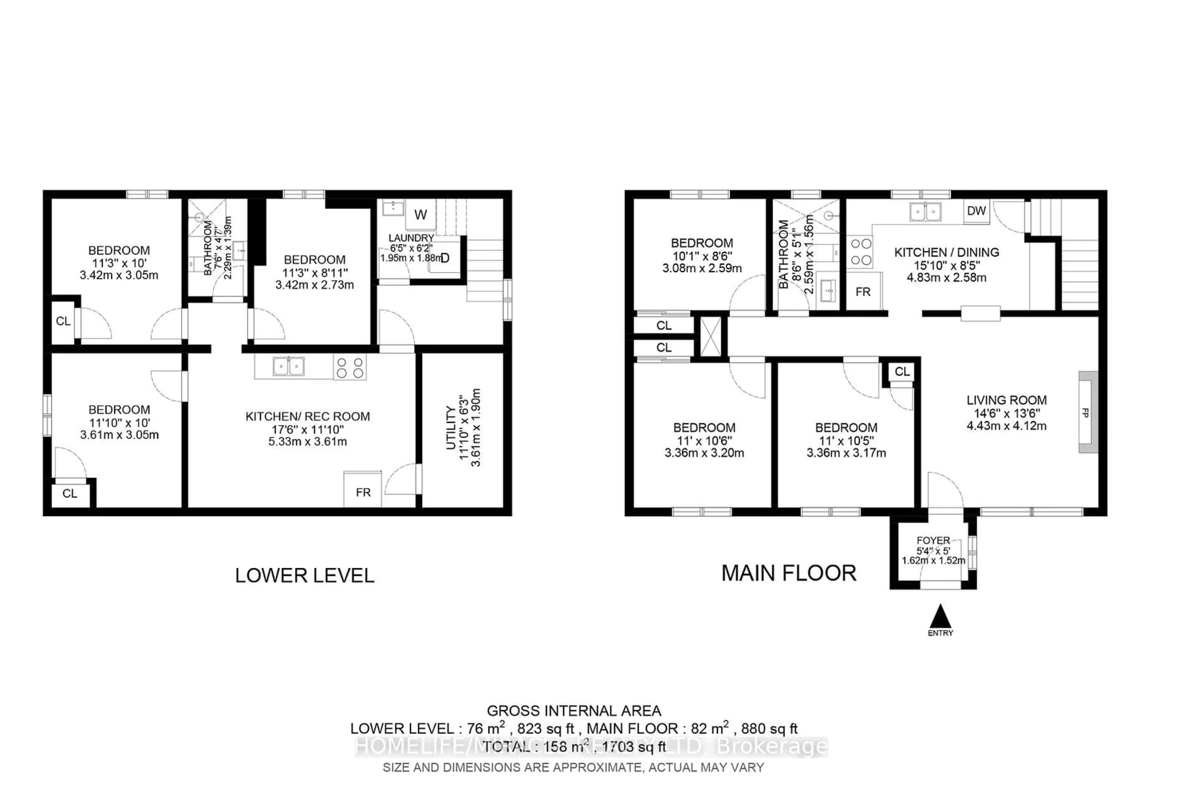 Floor plan for 121 LAURENTIAN Dr, London Ontario N5W 1P1