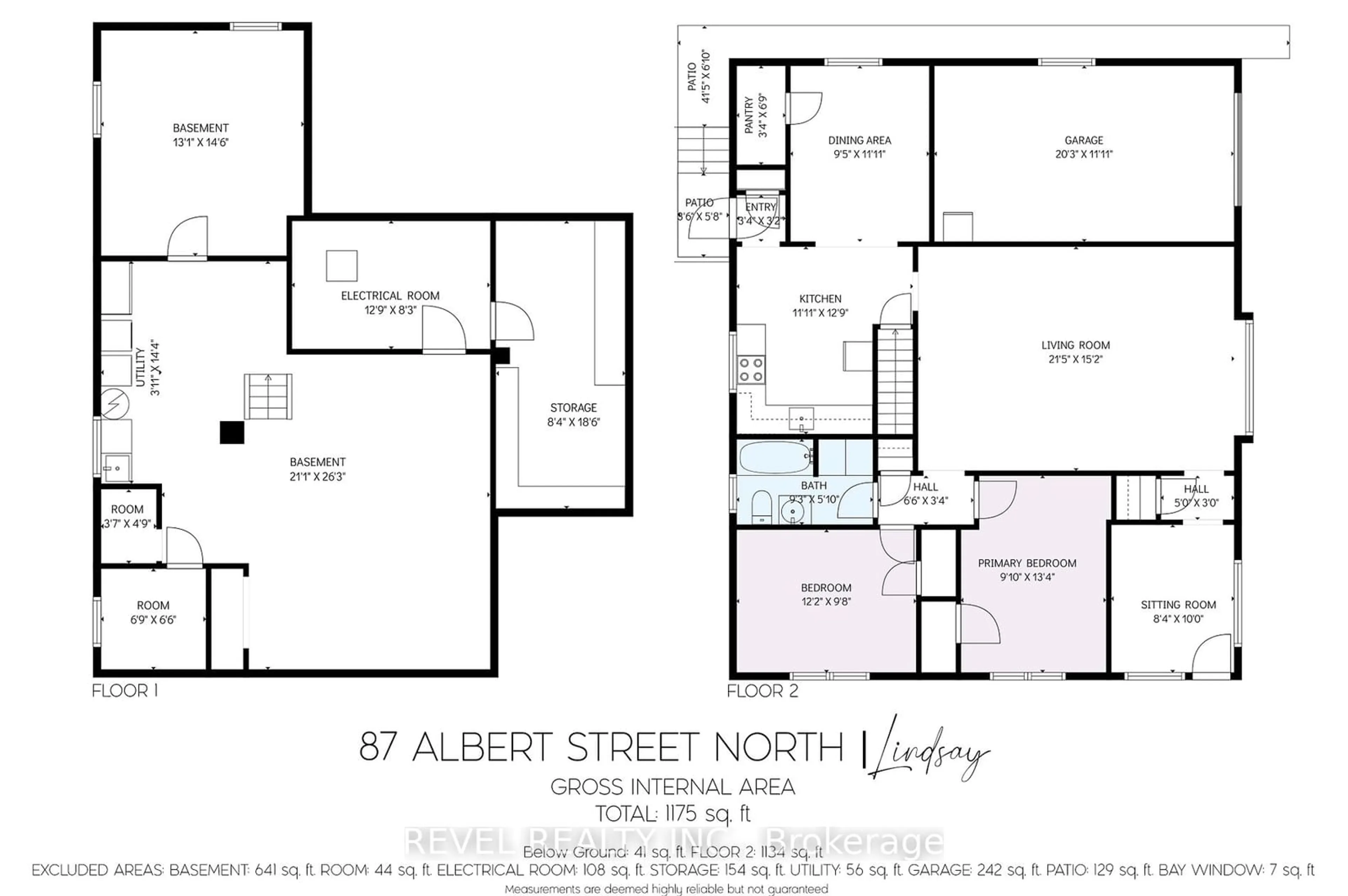 Floor plan for 87 Albert St, Kawartha Lakes Ontario K9V 4K2