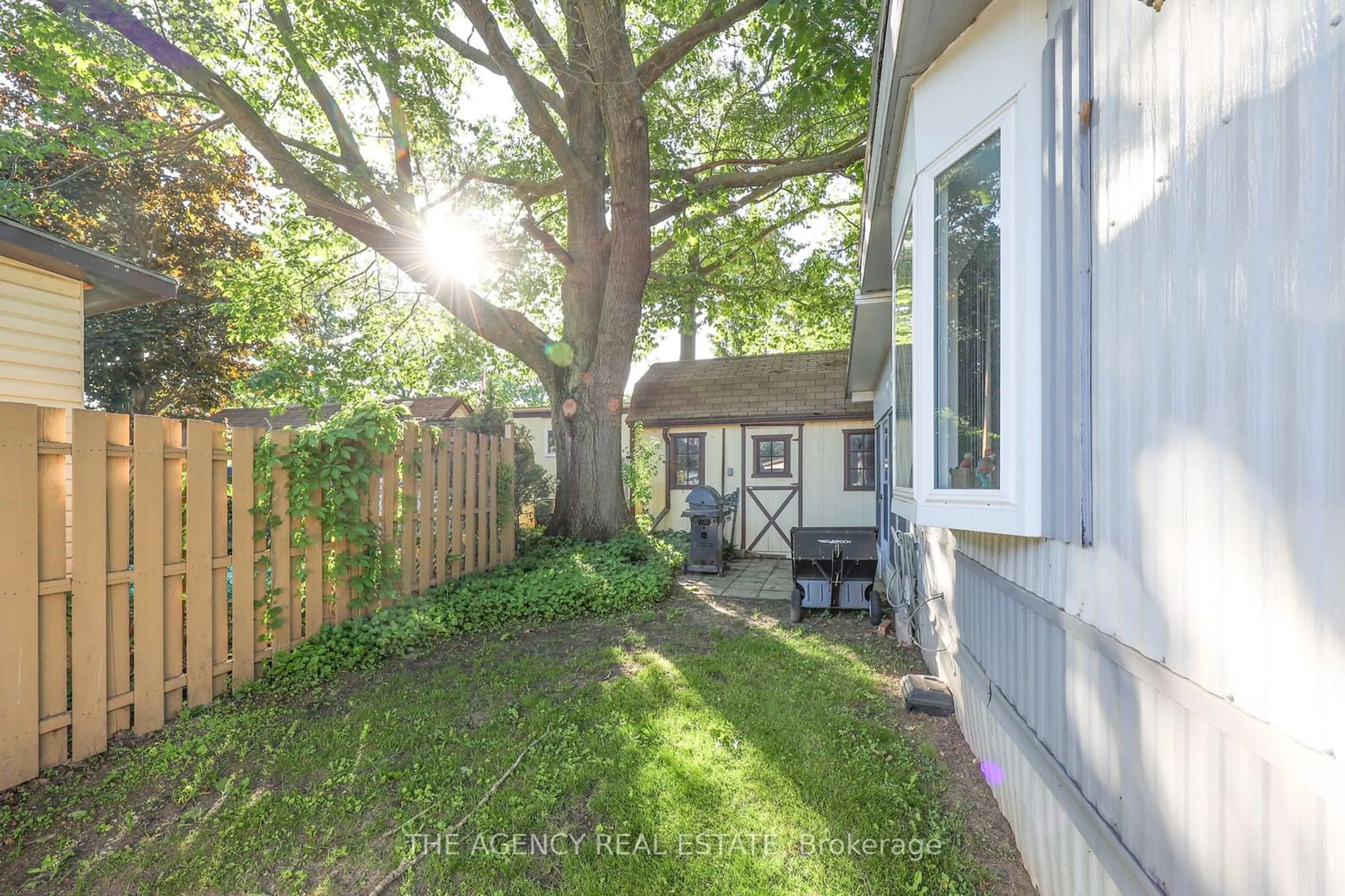 Fenced yard for 9839 Lakeshore Rd #4, Lambton Shores Ontario N0M 1T0