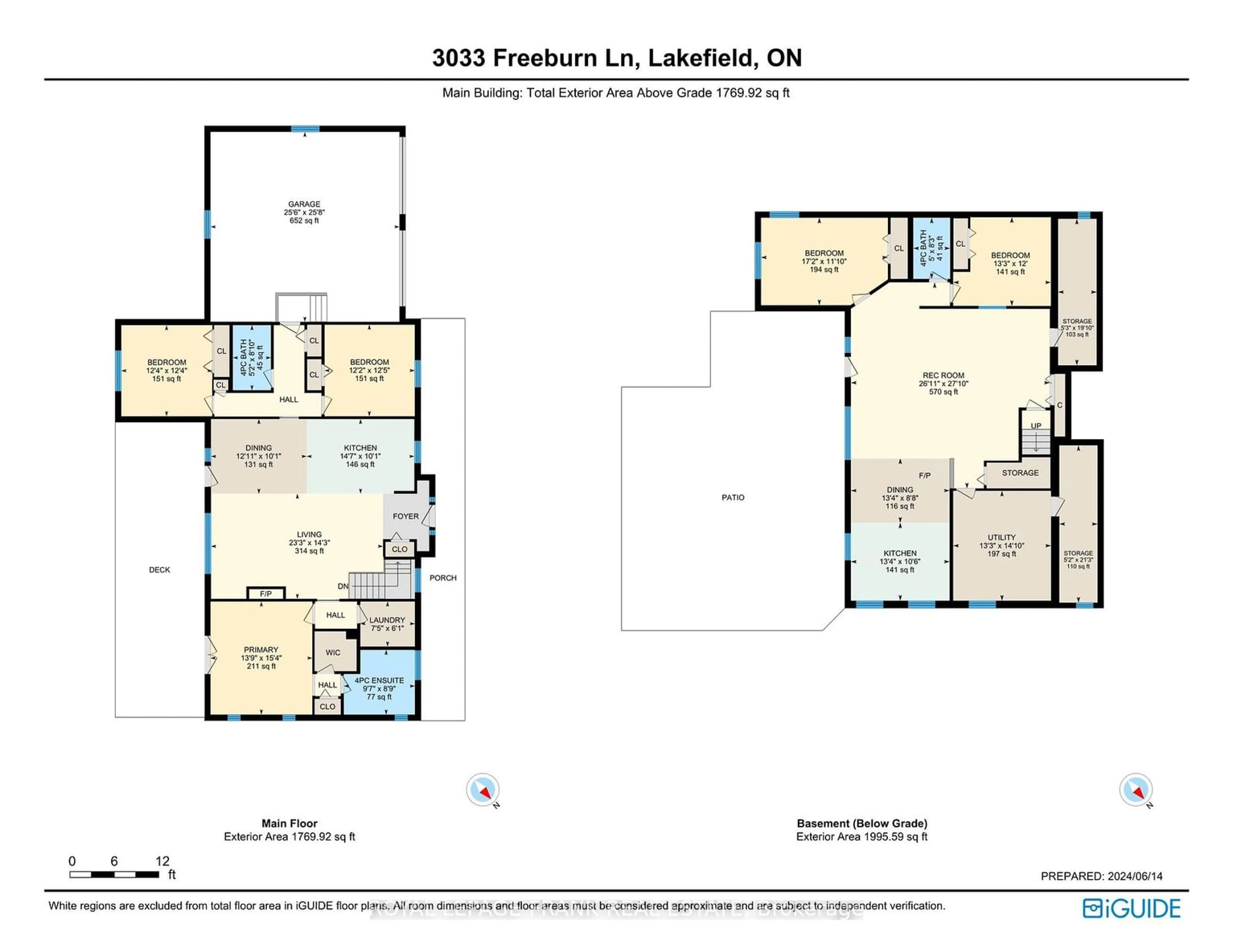 Floor plan for 3033 Freeburn Lane, Smith-Ennismore-Lakefield Ontario K0L 2H0
