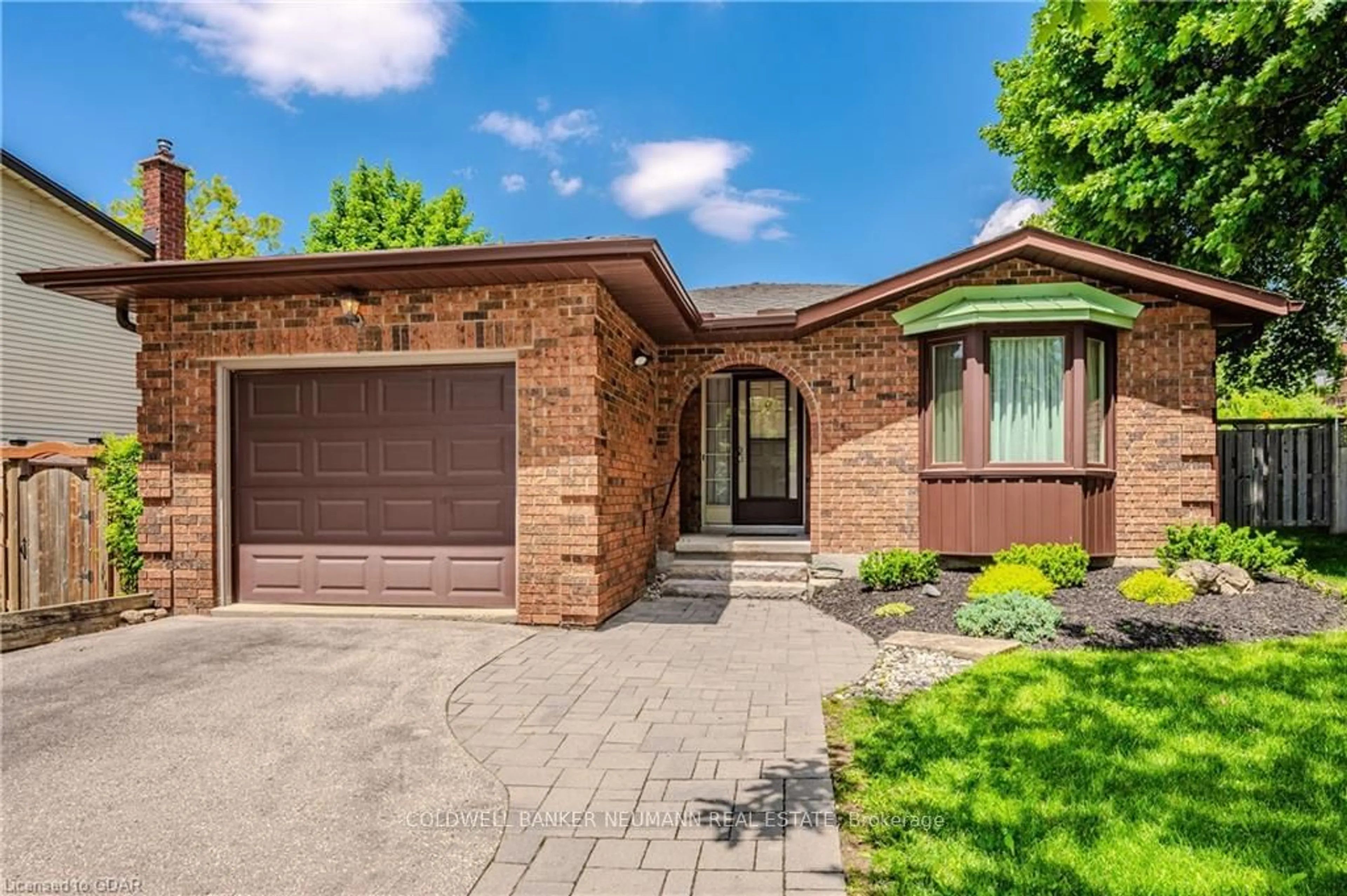 Home with brick exterior material for 1 Kipling Ave, Guelph Ontario N1H 8A2