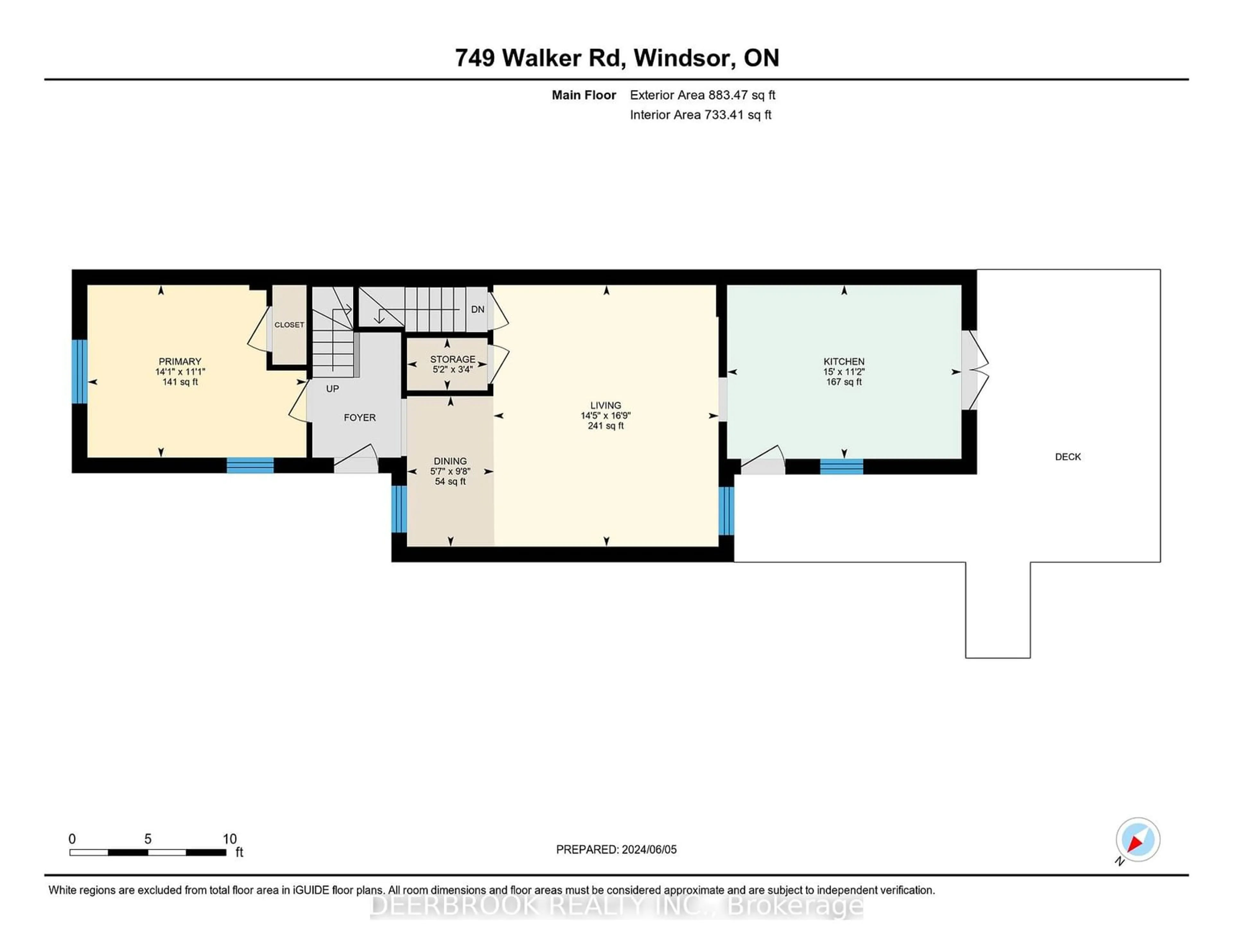 Floor plan for 749 Walker Rd, Windsor Ontario N8Y 2N2