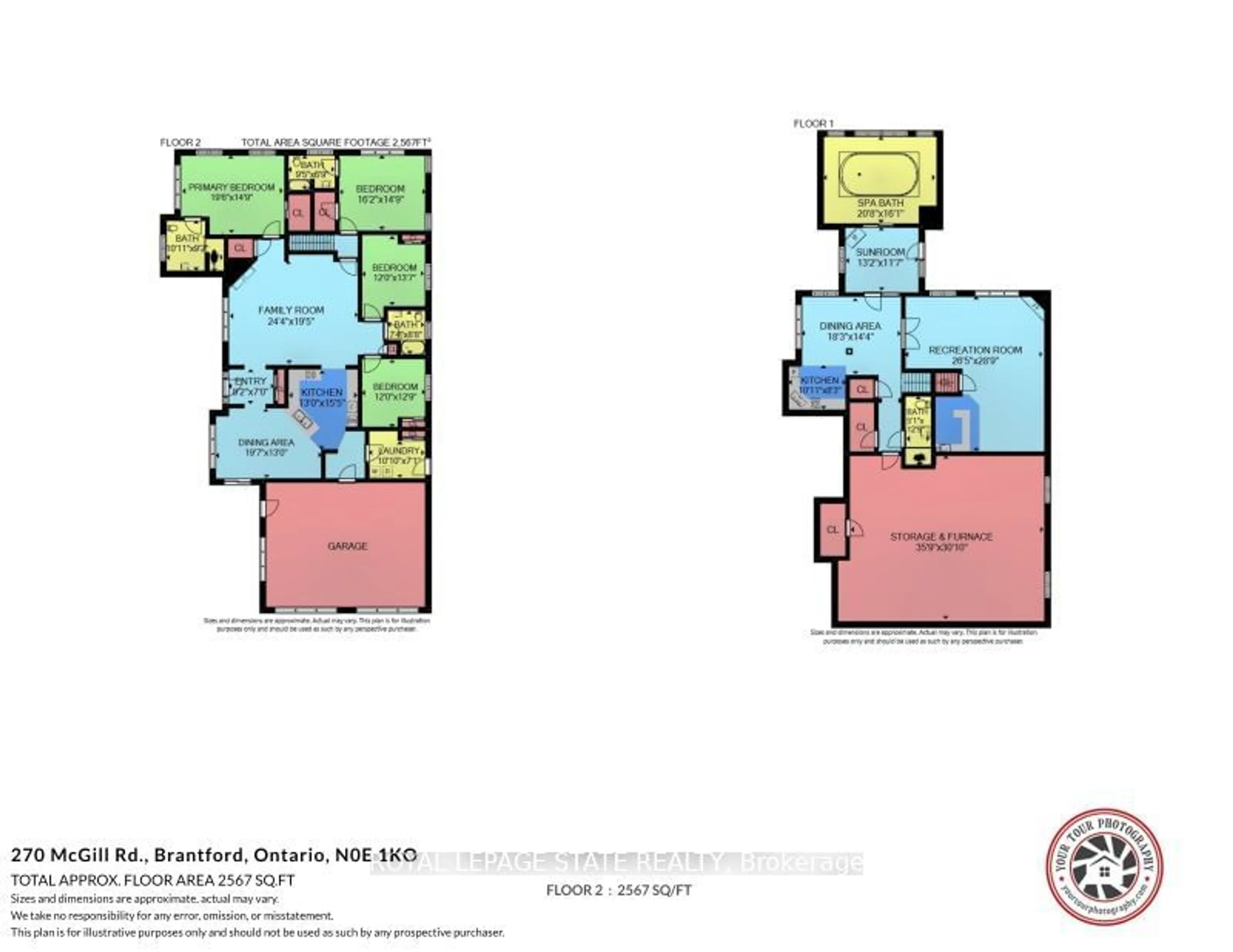 Floor plan for 270 MCGILL Rd, Brantford Ontario N0E 1K0