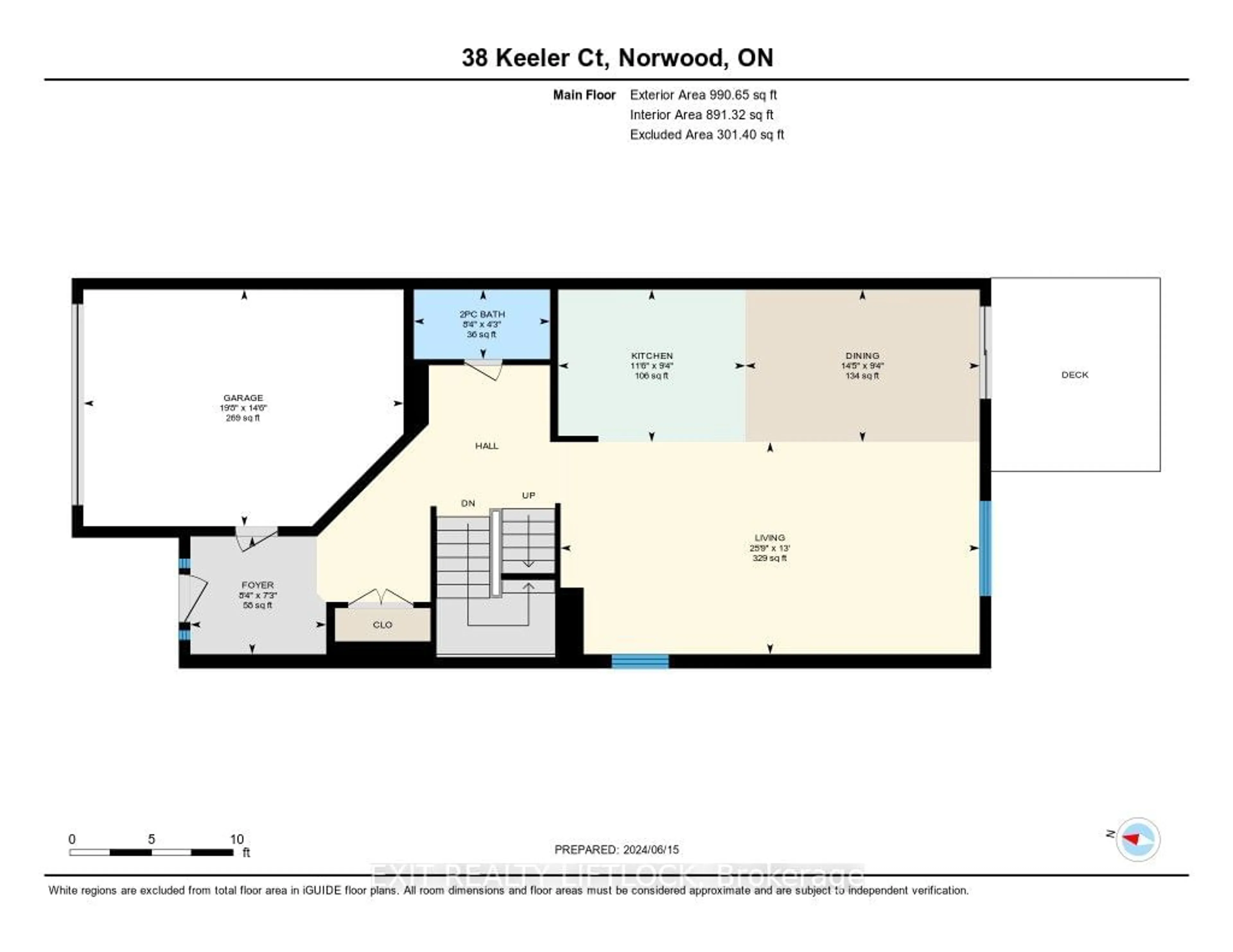 Floor plan for 38 Keeler Crt, Asphodel-Norwood Ontario K0L 2V0