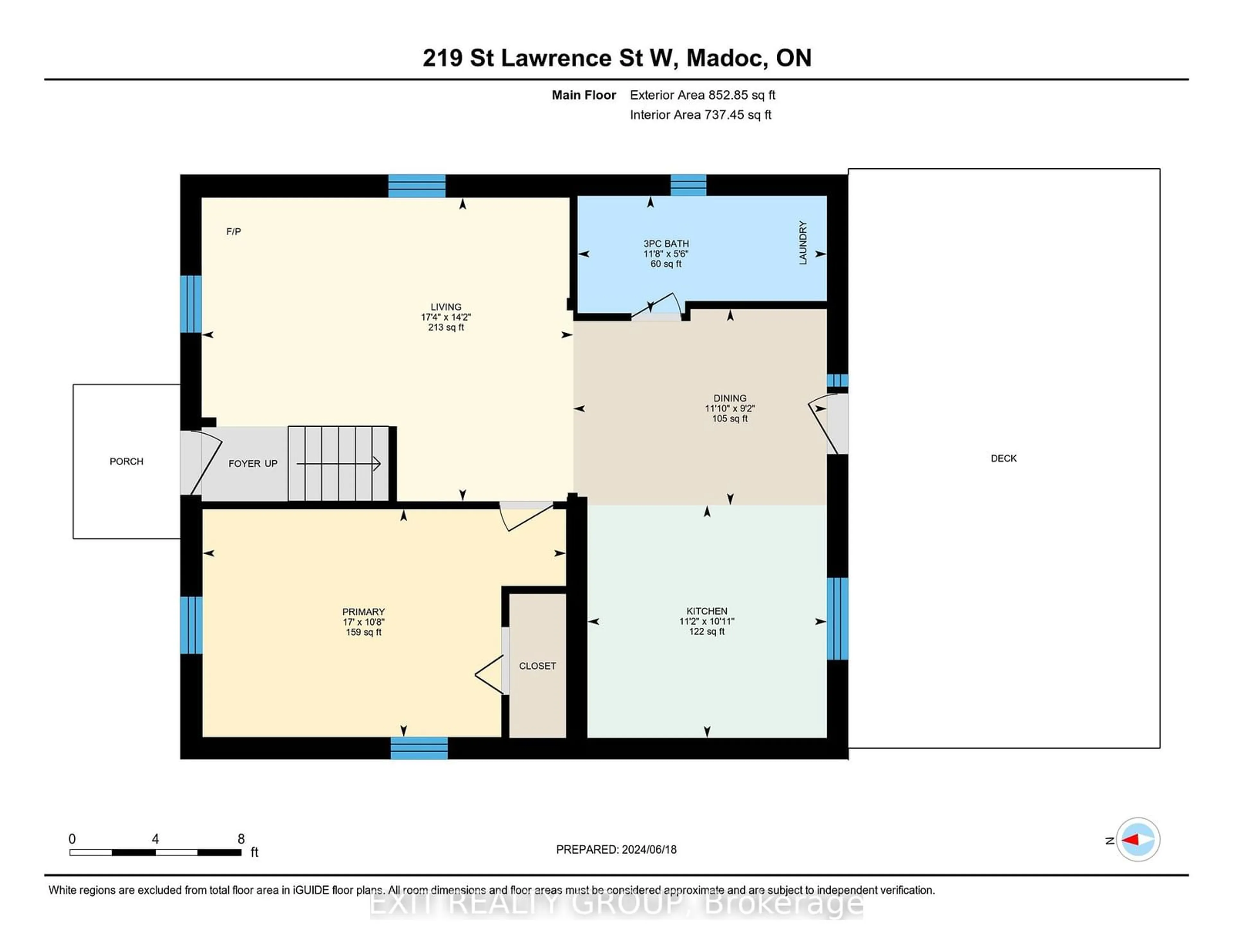 Floor plan for 219 St Lawrence St, Madoc Ontario K0K 2K0
