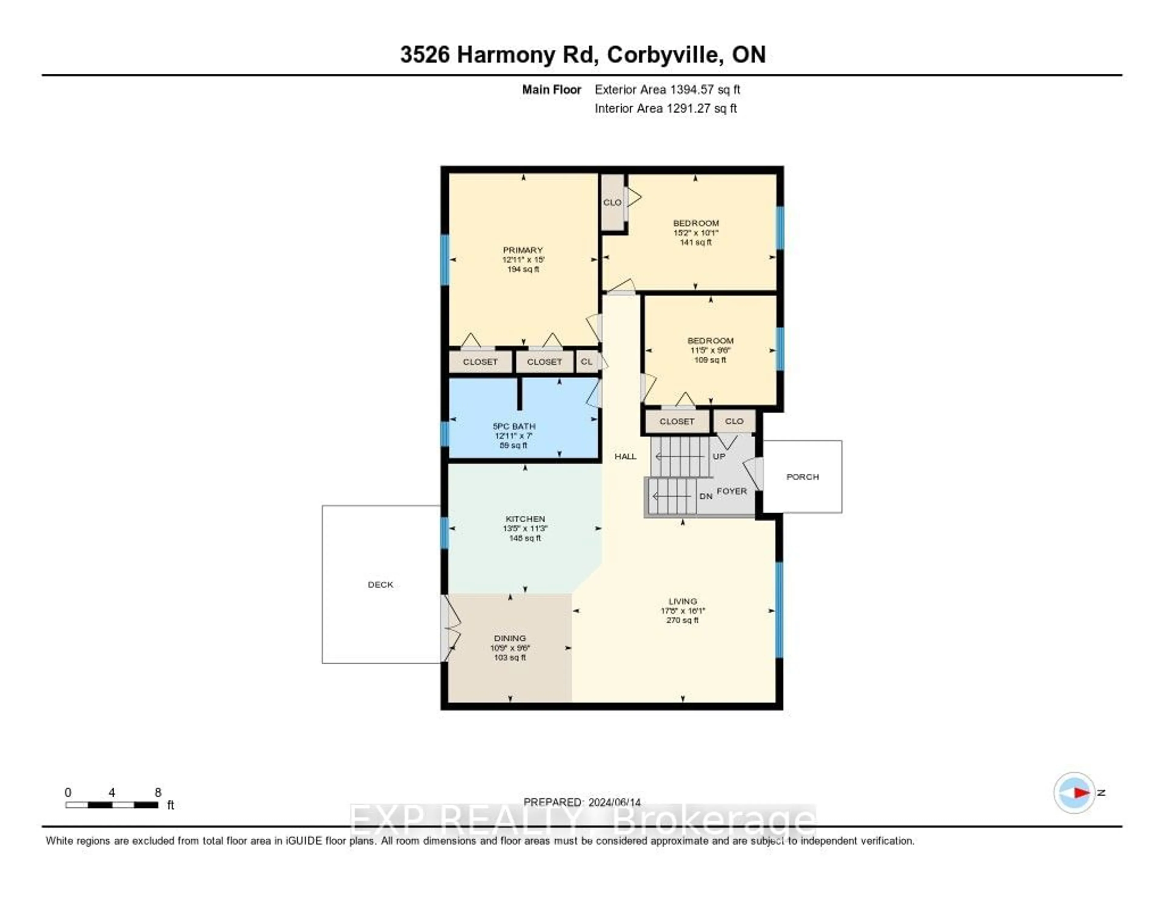 Floor plan for 3526 Harmony Rd, Belleville Ontario K0K 1V0