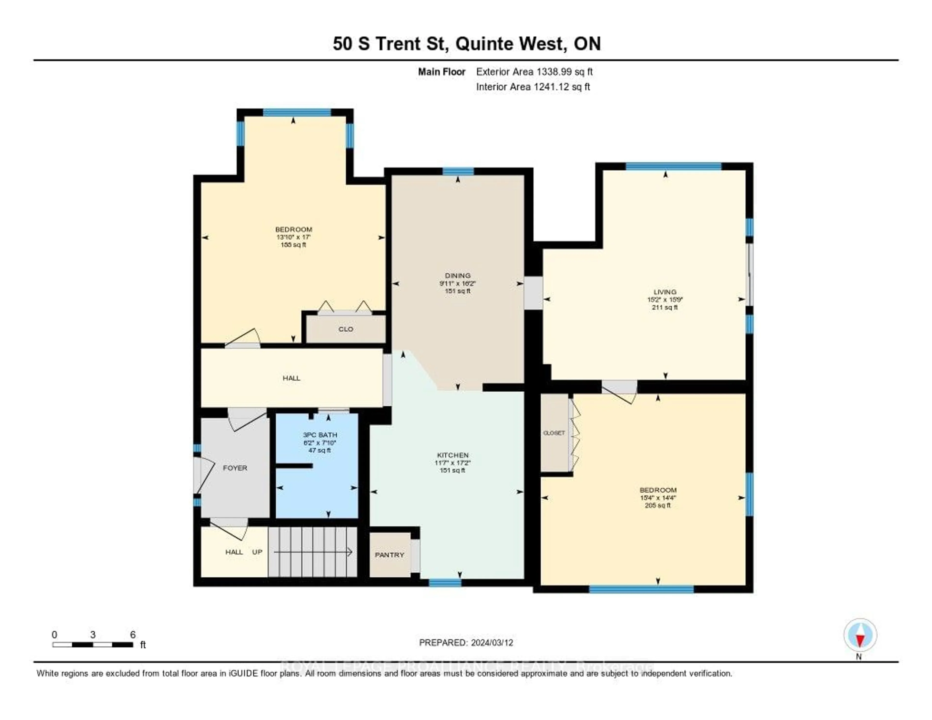 Floor plan for 50 South Trent St, Quinte West Ontario K0K 2C0