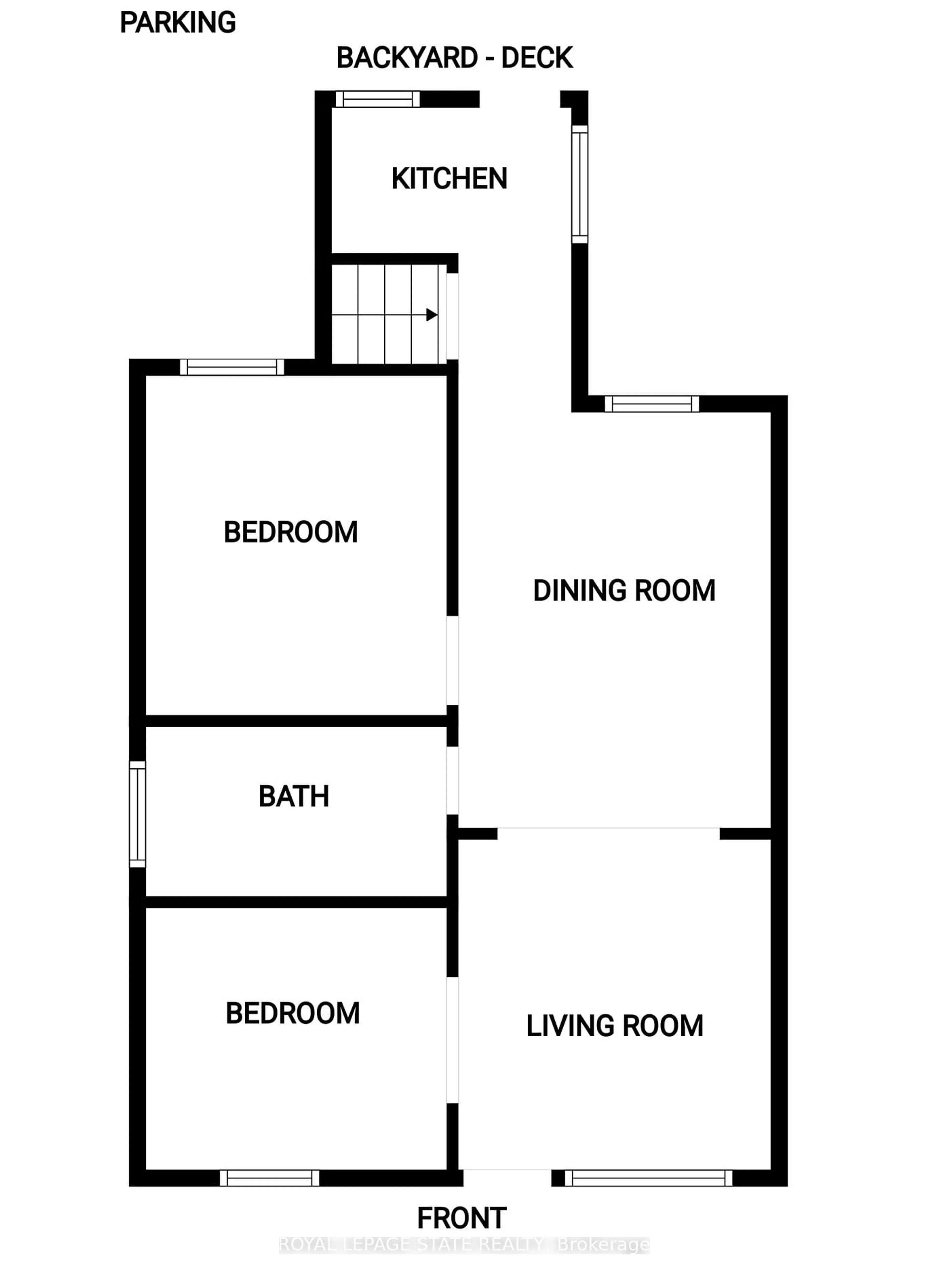 Floor plan for 373 Upper Wentworth St, Hamilton Ontario L9A 4T4