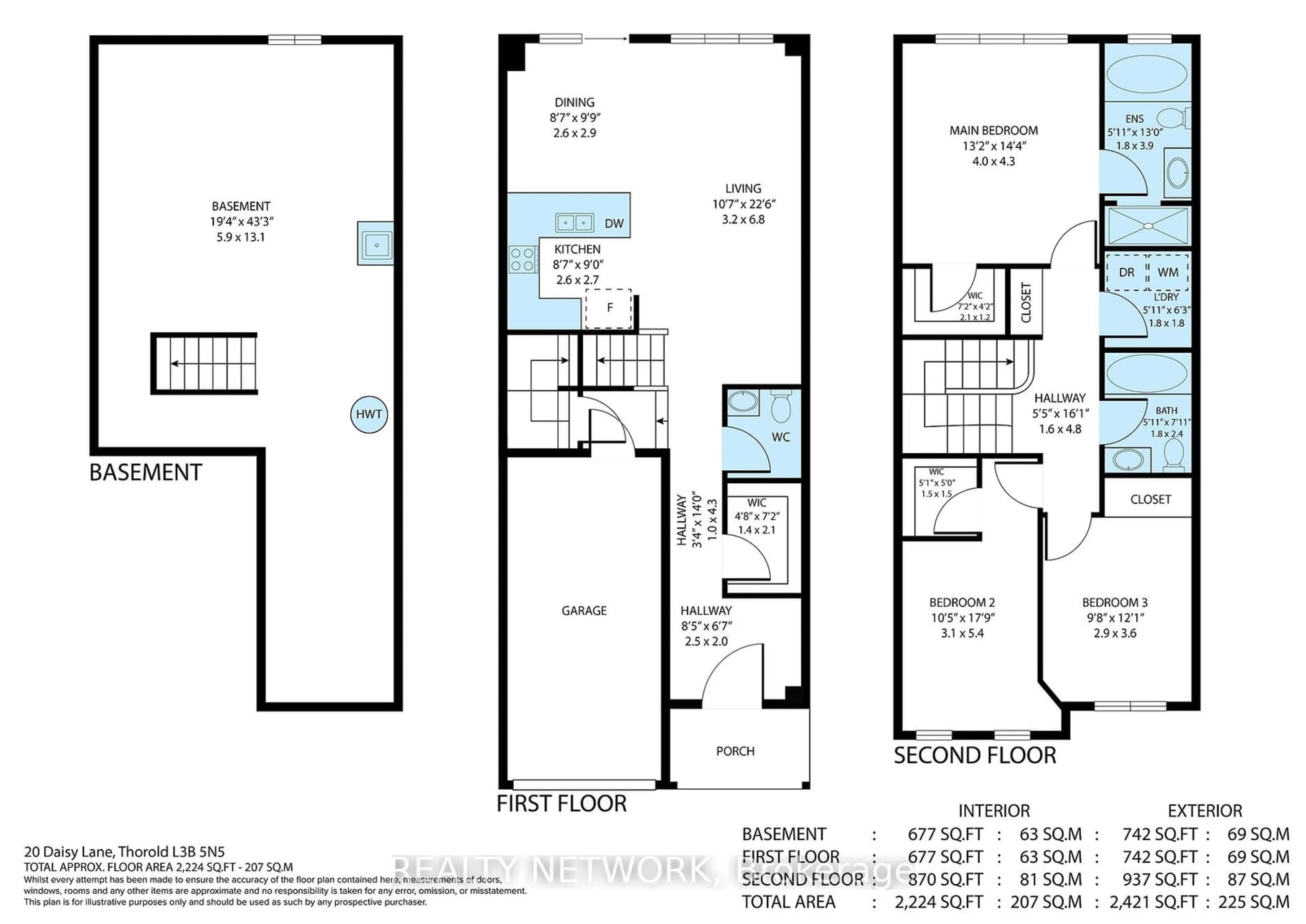 Floor plan for 20 Daisy Lane, Thorold Ontario L3B 0L3