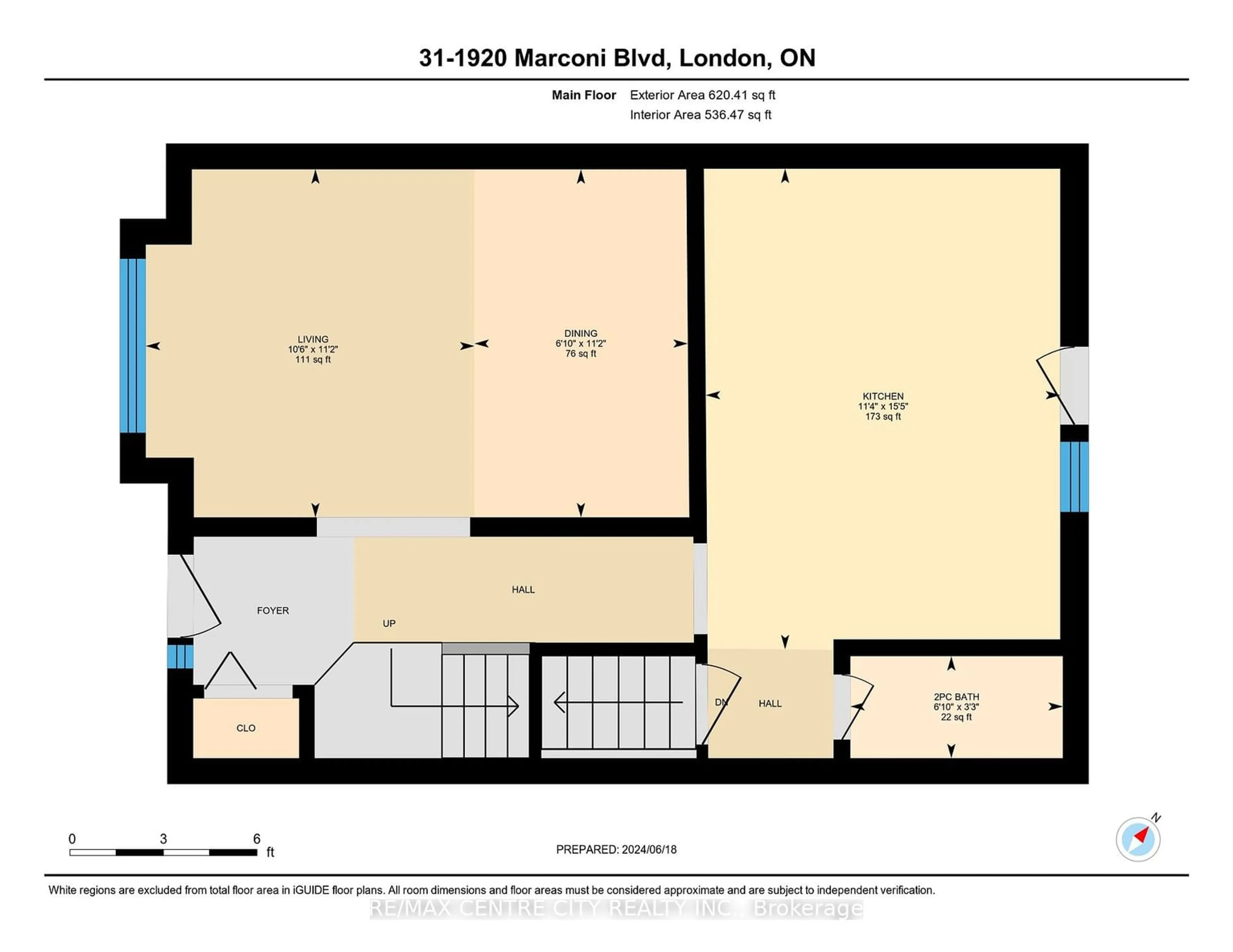 Floor plan for 1920 Marconi Blvd #31, London Ontario N5V 4X8