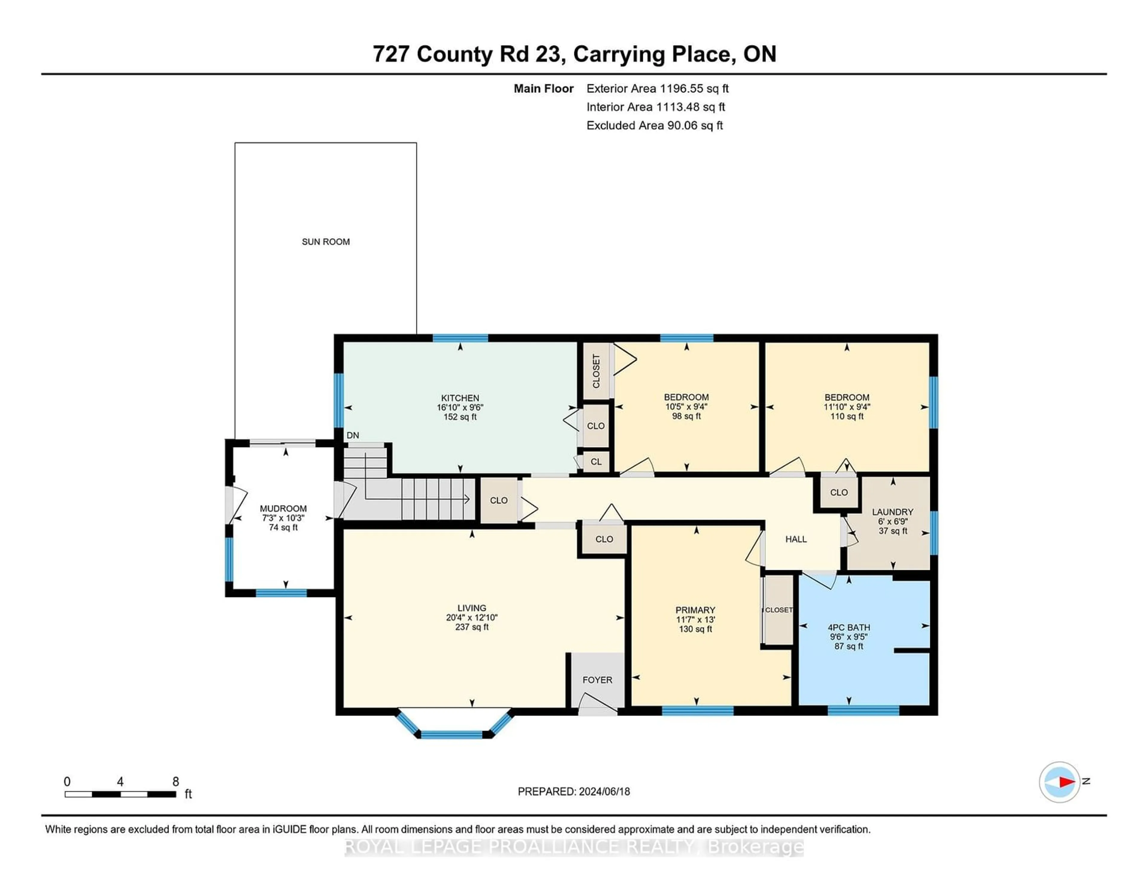 Floor plan for 727 County Rd 23, Prince Edward County Ontario K0K 1L0