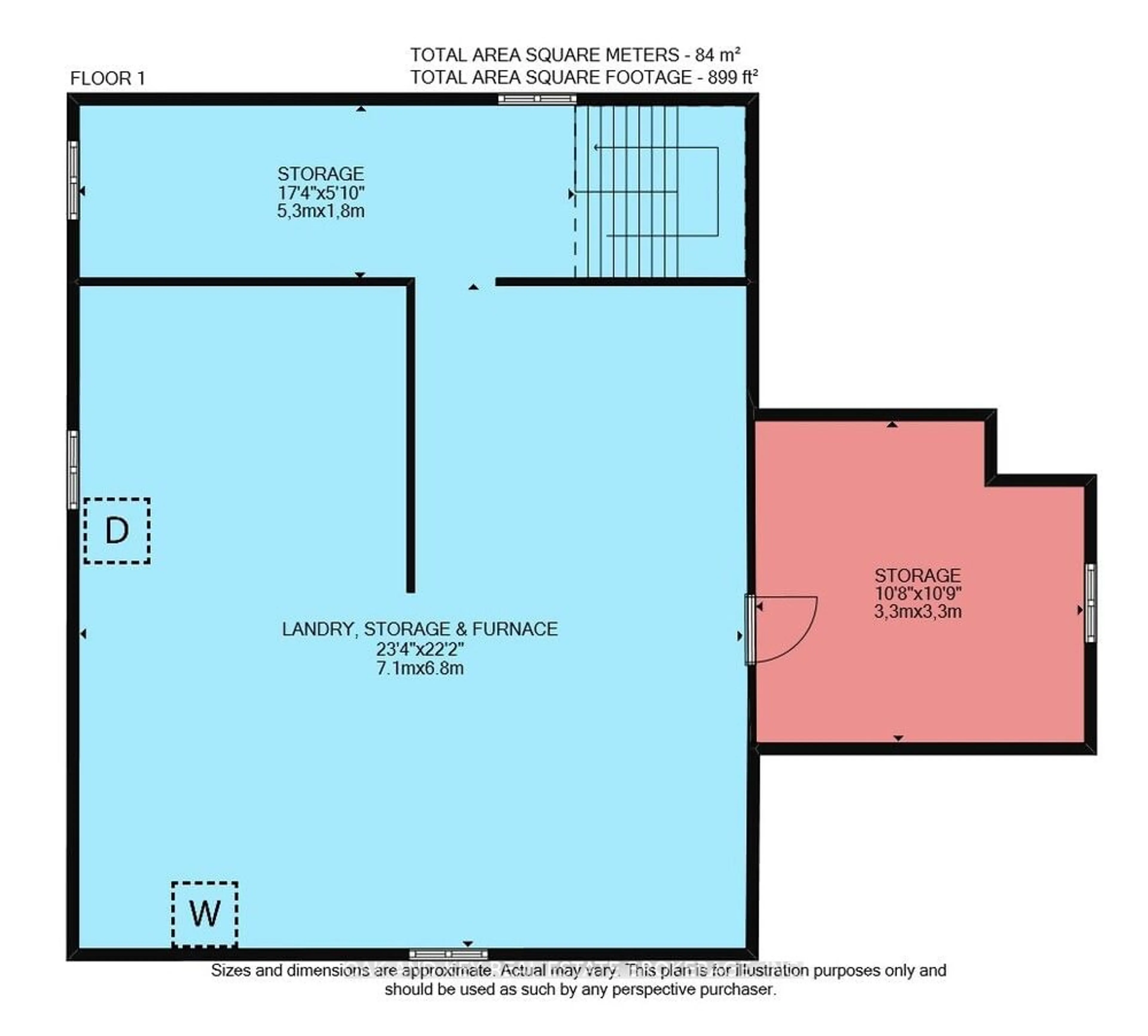 Floor plan for 641 Layard St, London Ontario N5Z 1L6