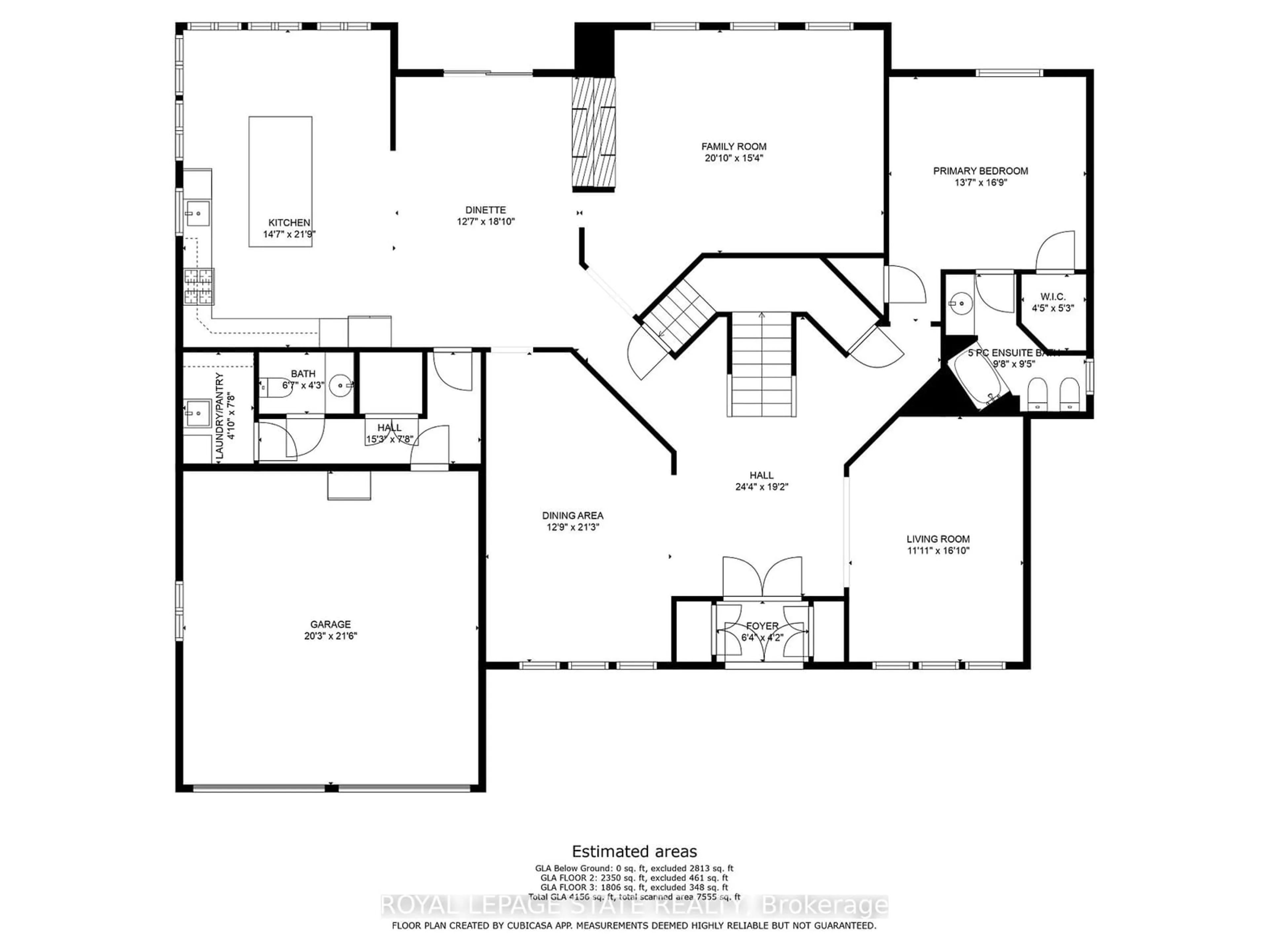 Floor plan for 55 Elodia Crt, Hamilton Ontario L9C 7R2